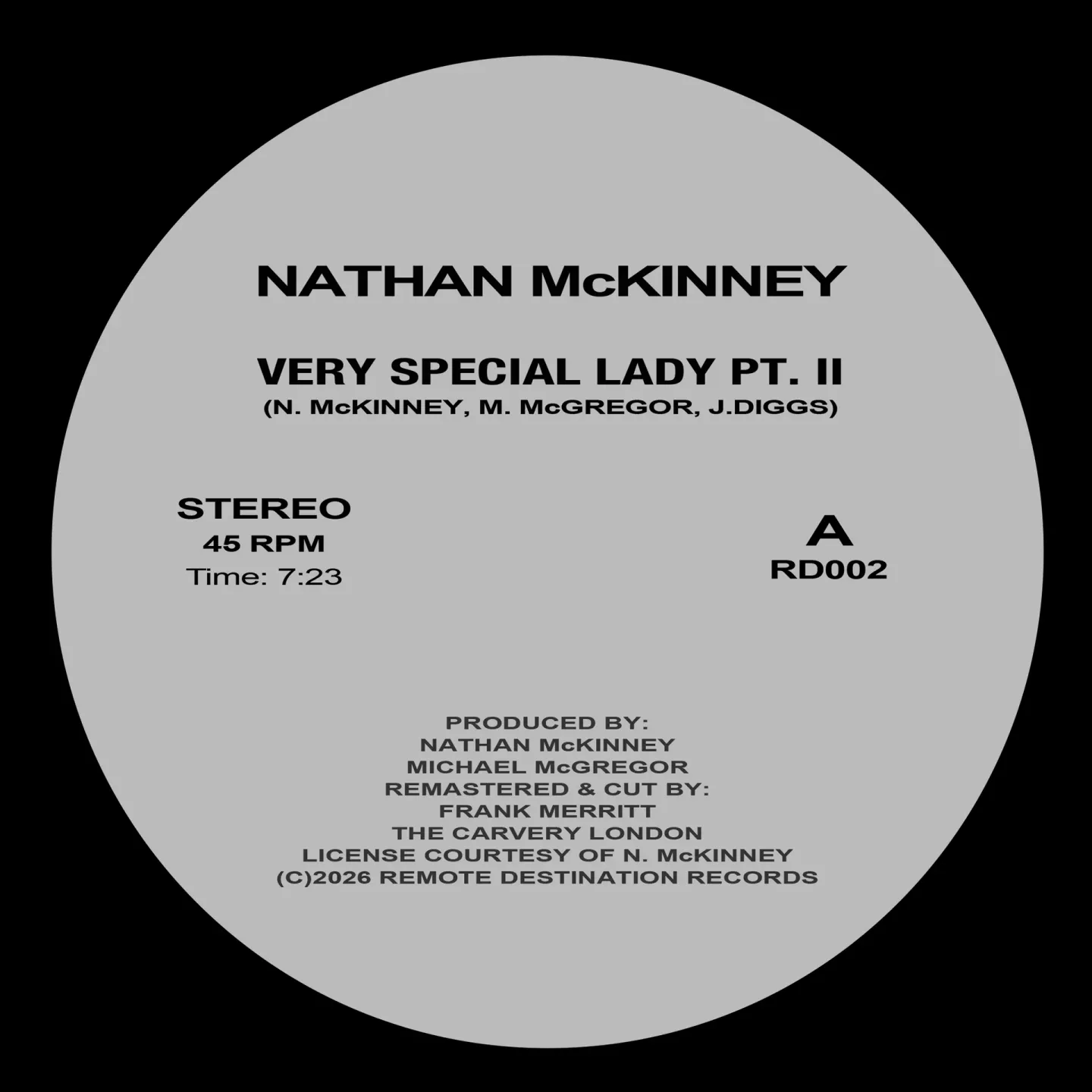 Nathan McKinney - Very Special Lady Pt. II | Remote Destination (RD002)