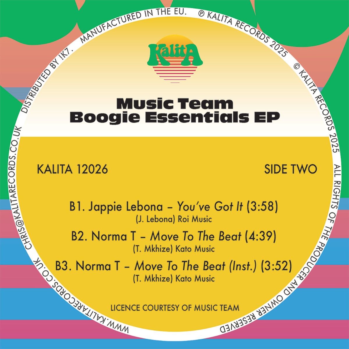 Various - Music Team Boogie Essentials EP | Kalita Records (KALITA 12026) - 2 Various - Music Team Boogie Essentials EP | Kalita Records (KALITA 12026) - 2