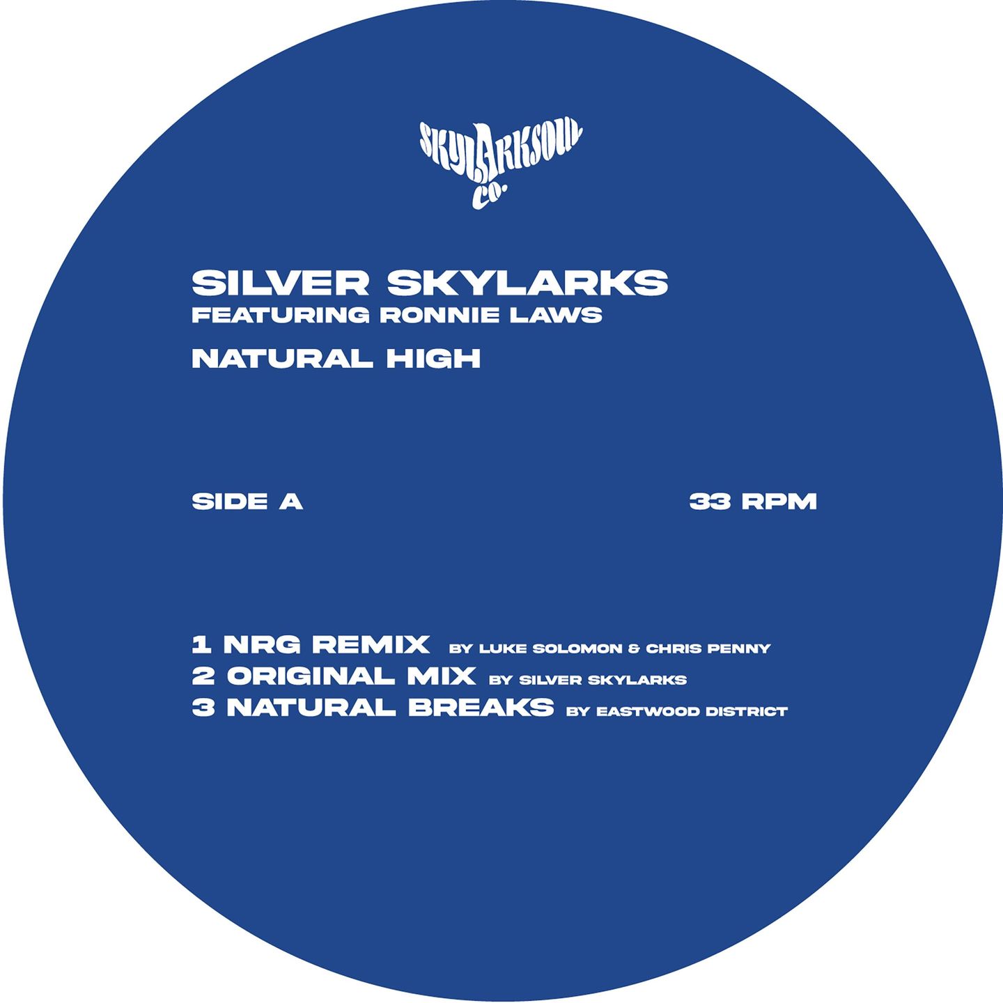 Silver Skylarks Feat. Ronnie Laws - Natural High | Eastwood Music Group (EMG12 003) - main