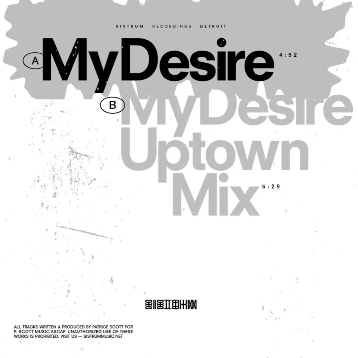 Patrice Scott - My Desire | Sistrum Recordings (SIS 034) - main