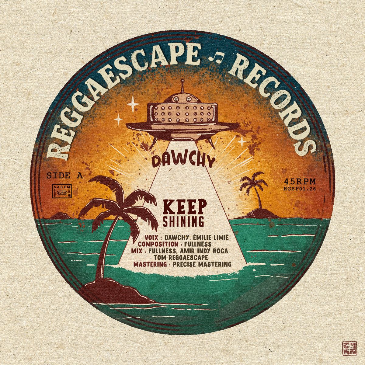 Dawchy - Keep Shining | Reggaescape Production (RGSP01.26) - main