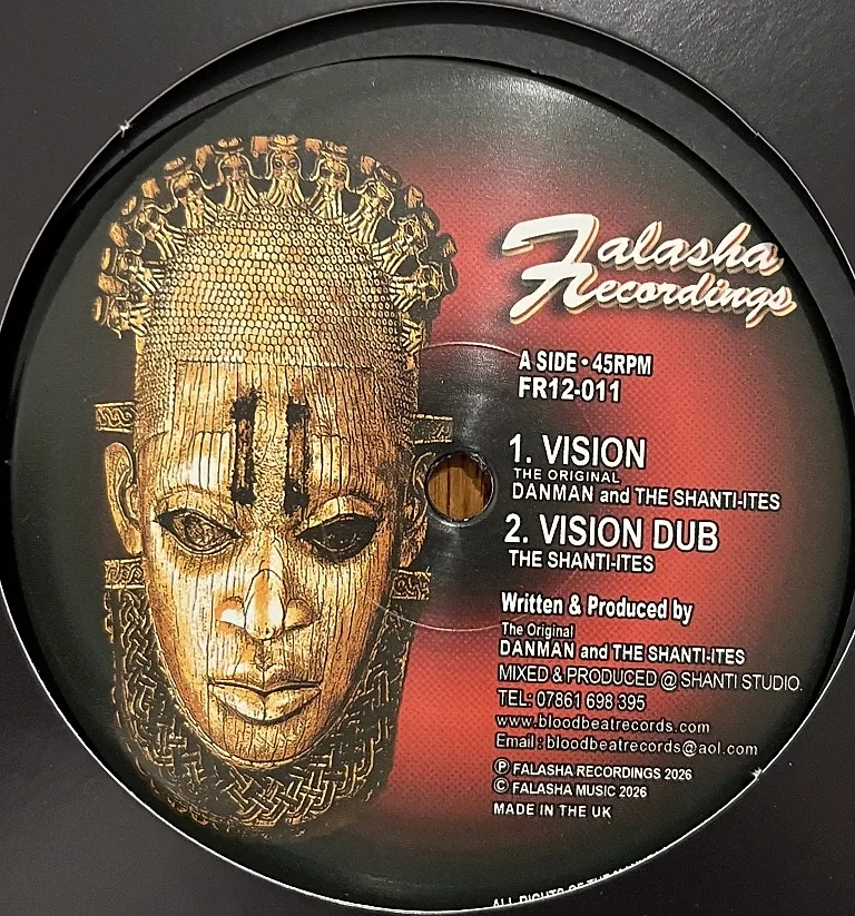 Danman  &  The Shanti-Ites - Vision /  Iron Sharpen Iron | Falasha Recordings (FR12-011) - main