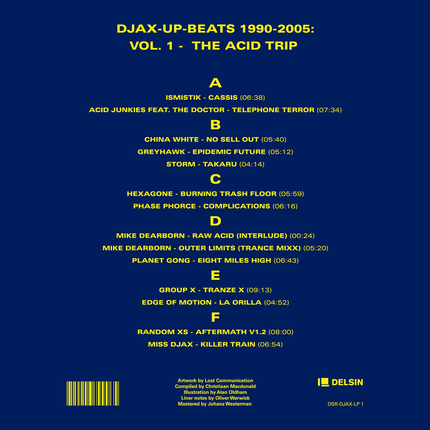 Various - Djax-Up-Beats 1990-2005: Volume 1 - The Acid Trip (3LP) | Djax-Up-Beats (DSRDJAXLP1) - 2