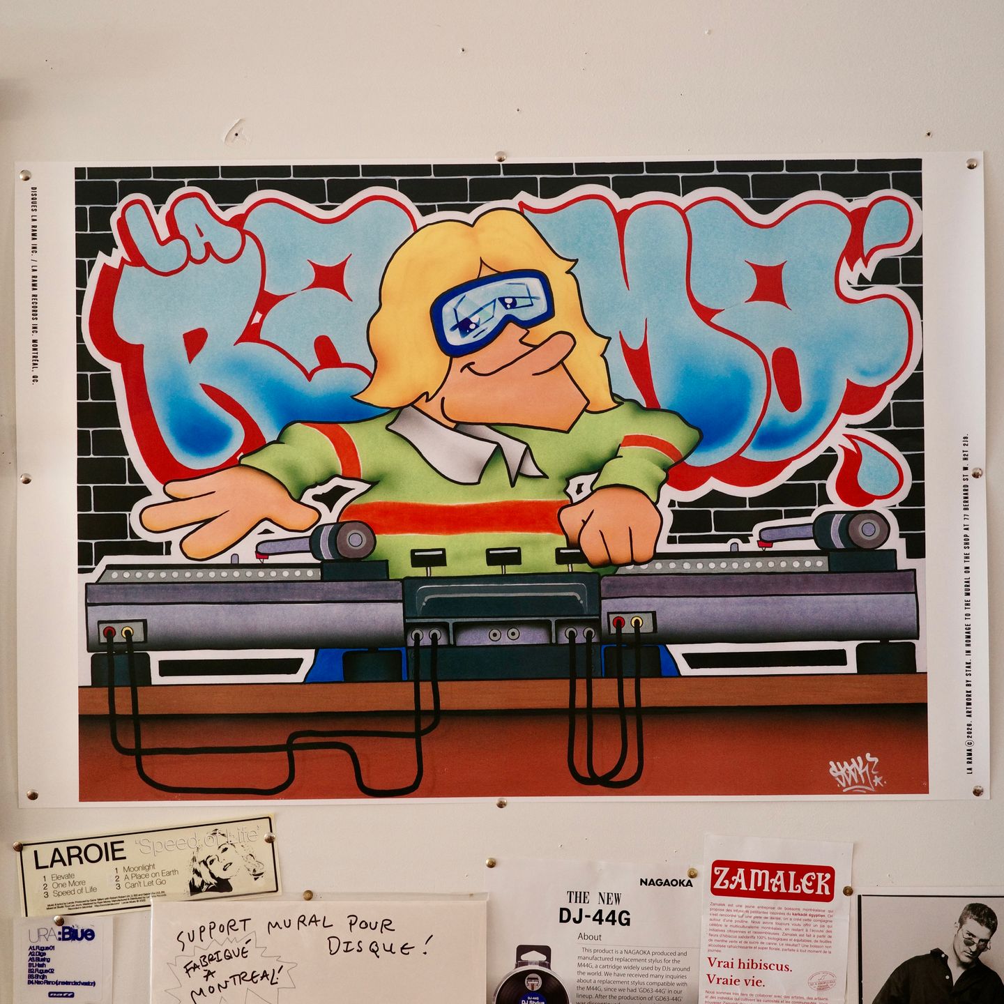 La Rama - DJ On The Block Poster