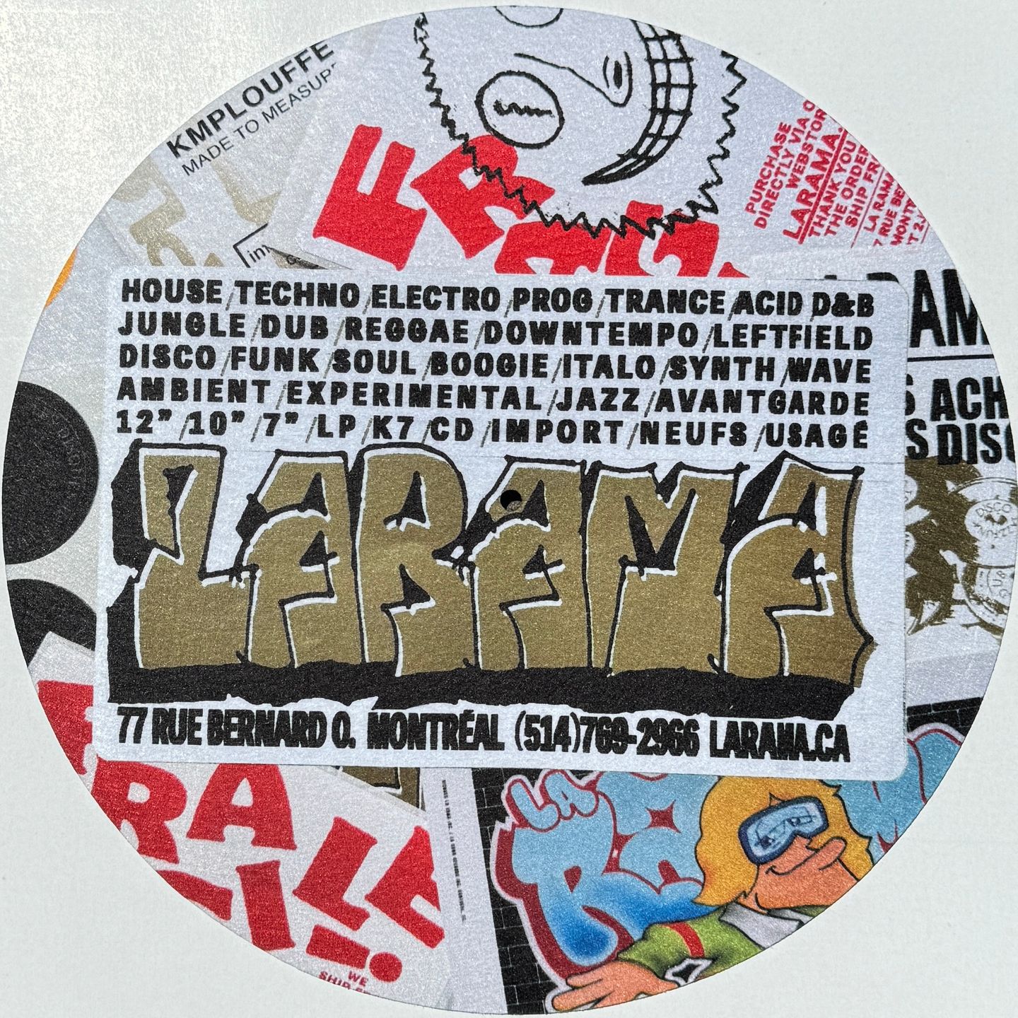 La Rama - Stickers Up Slipmat