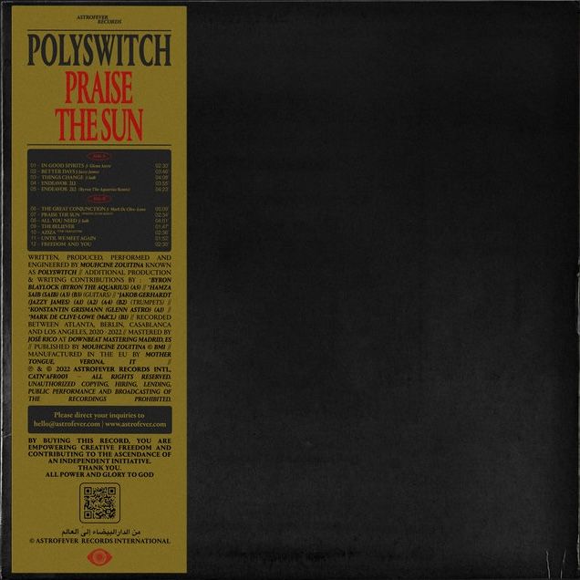 Polyswitch - Praise The Sun | Astrofever Records (AFR003) - main