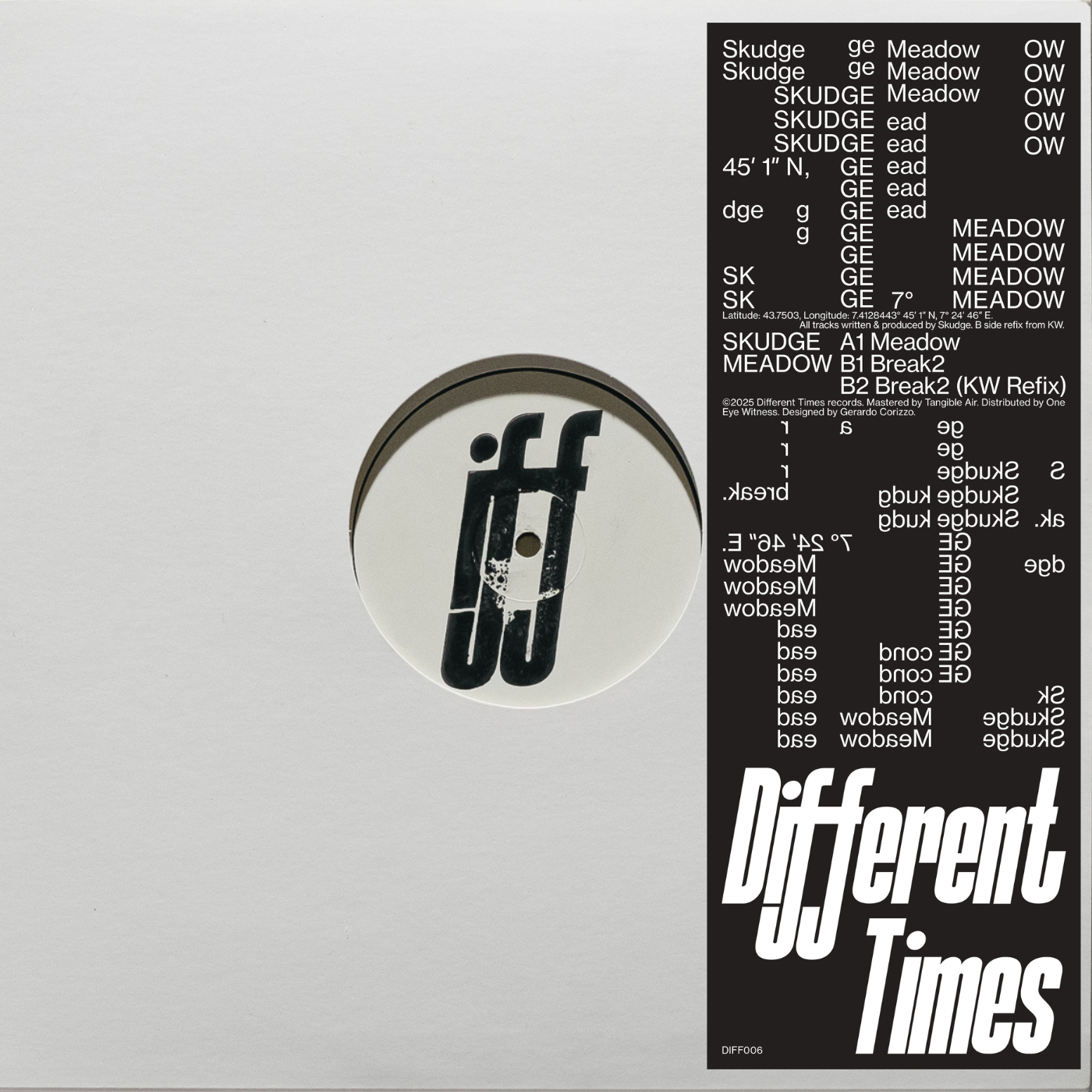 Skudge - Meadow | Different Times (DIFF006) - main