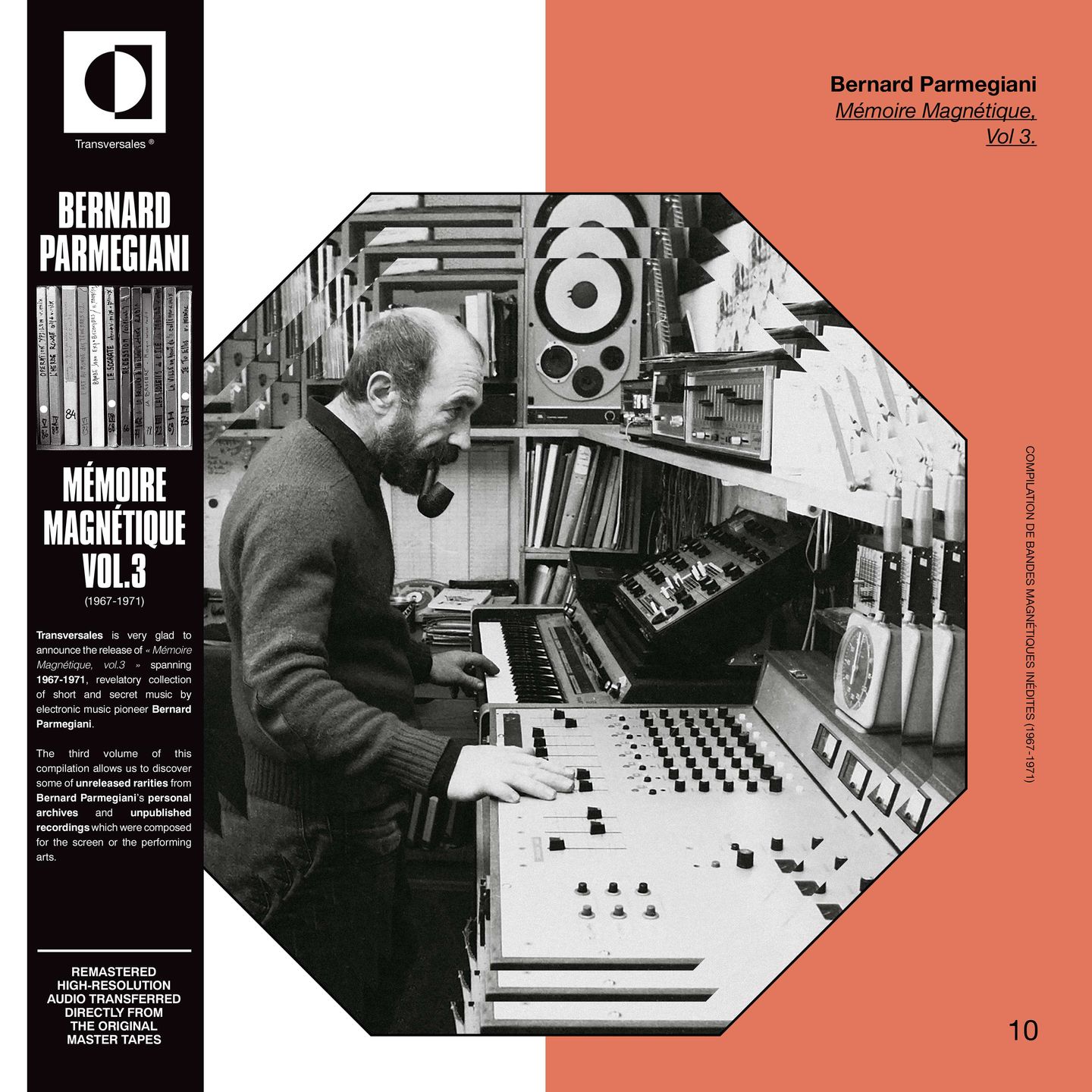 Bernard Parmegiani - Mémoire Magnétique, Vol. 3 (1967-1971) | Transversales Disques (TRS35) - main