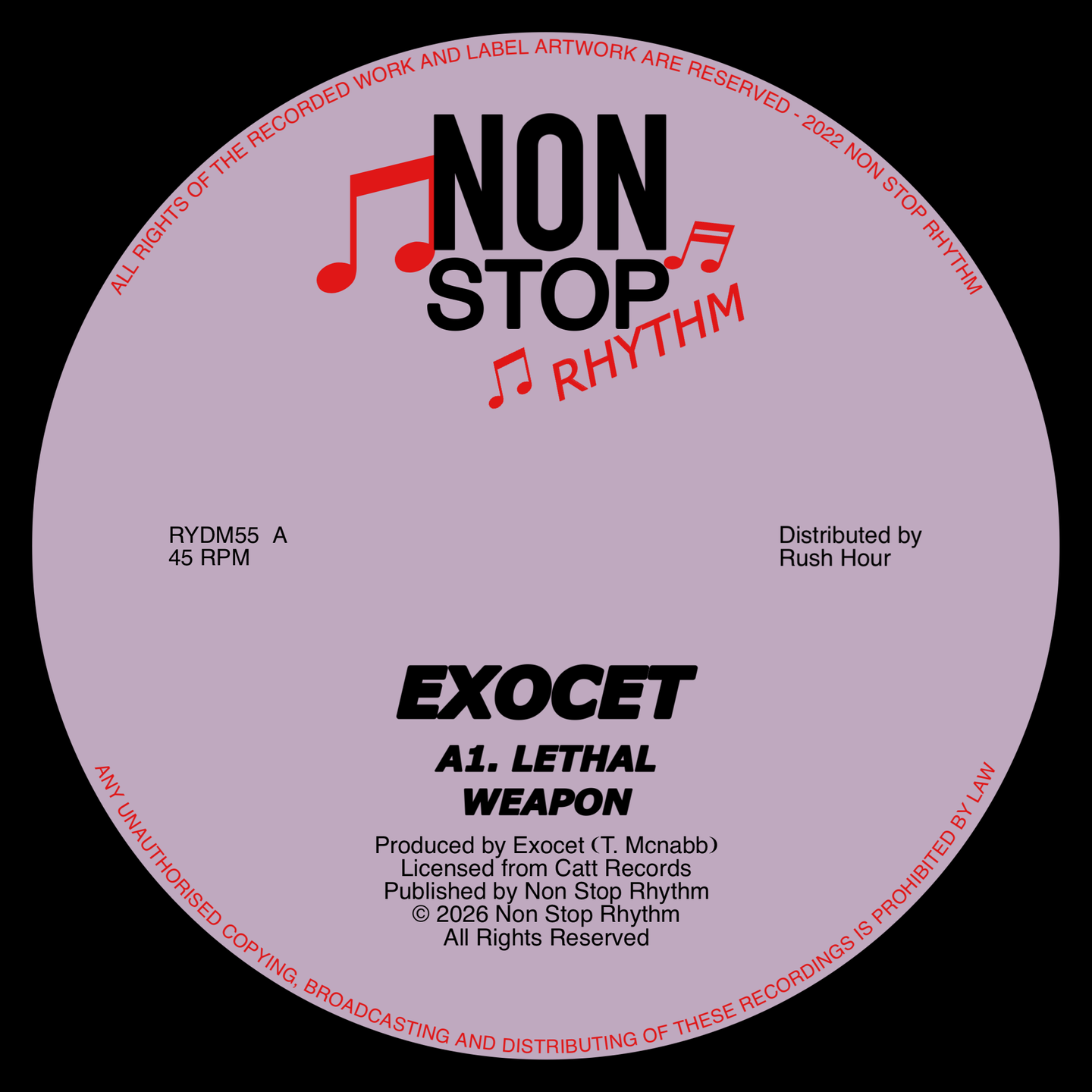 Exocet - Lethal Weapon | Non Stop Rhythm (RYDM55) - main