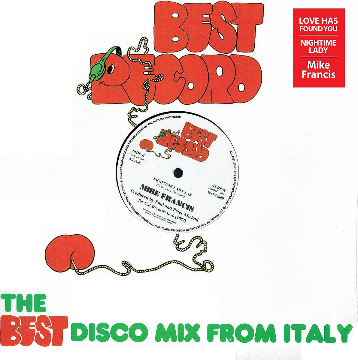 Mike Francis - Love Has Found You / Nightime Lady | Best Record (BSTX099)