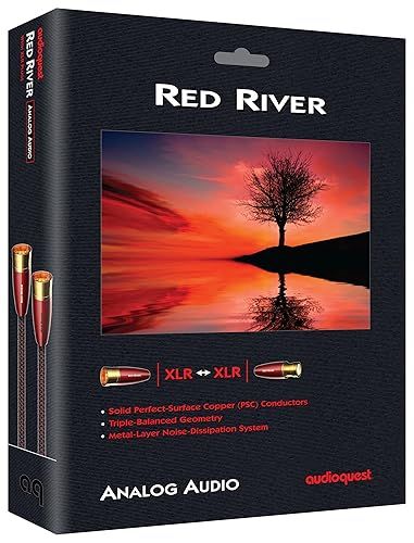 Audioquest - AudioQuest  Red River Analogue  Interconnect XLR Cable Pair - main