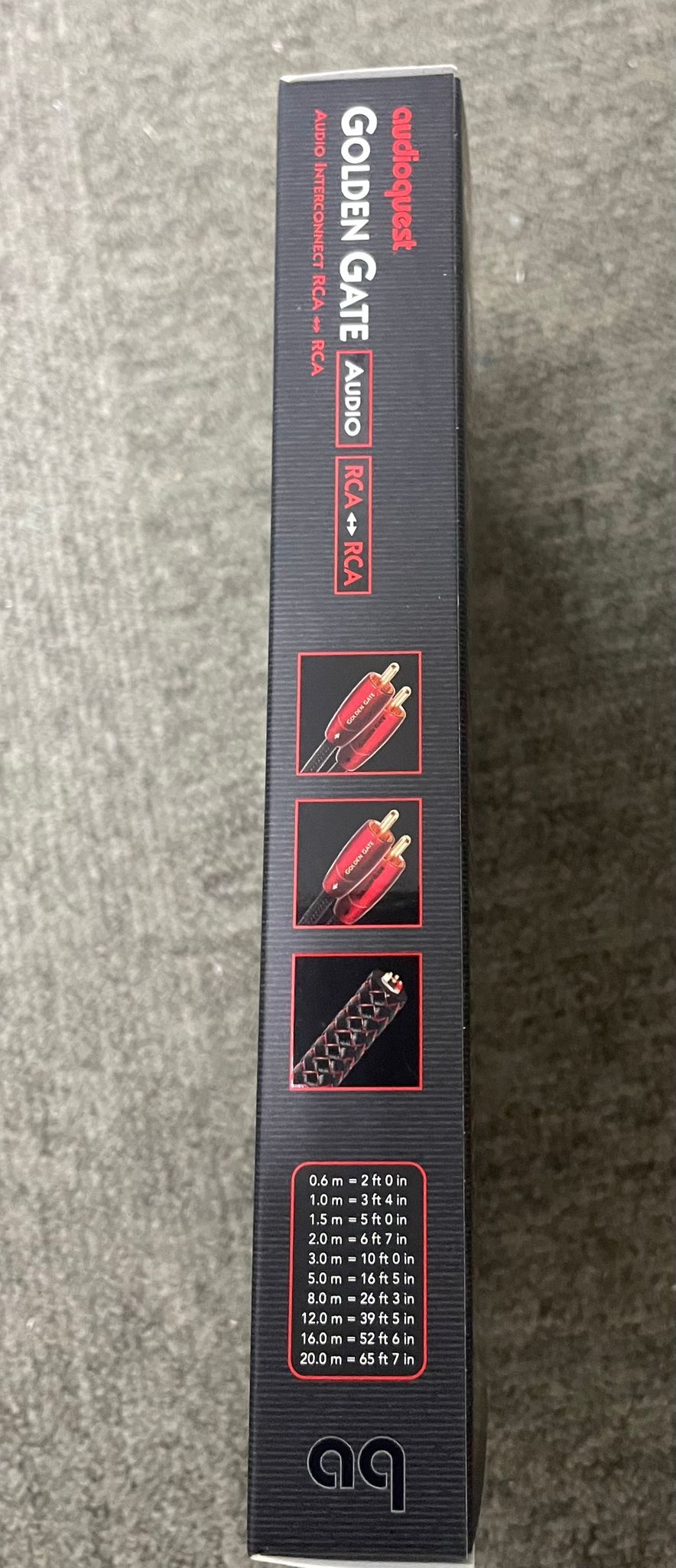 Audioquest - Audioquest Golden Gate Analogue RCA 1.5M Pair - 5