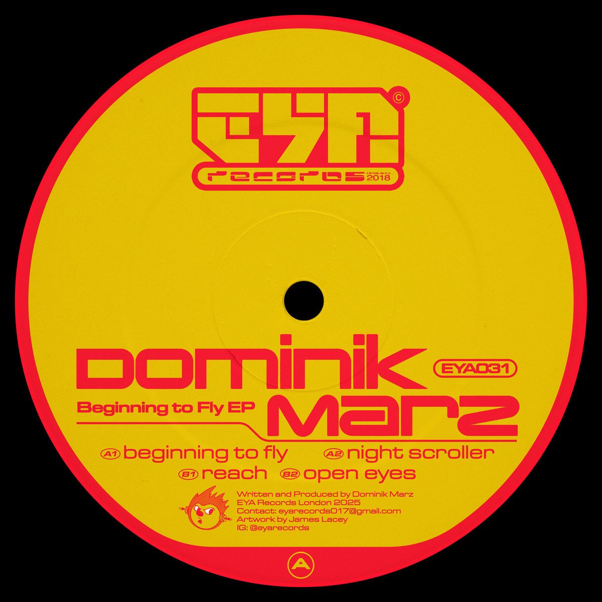 Dominik Marz - Beginning To Fly Ep | EYA Records (EYA031)