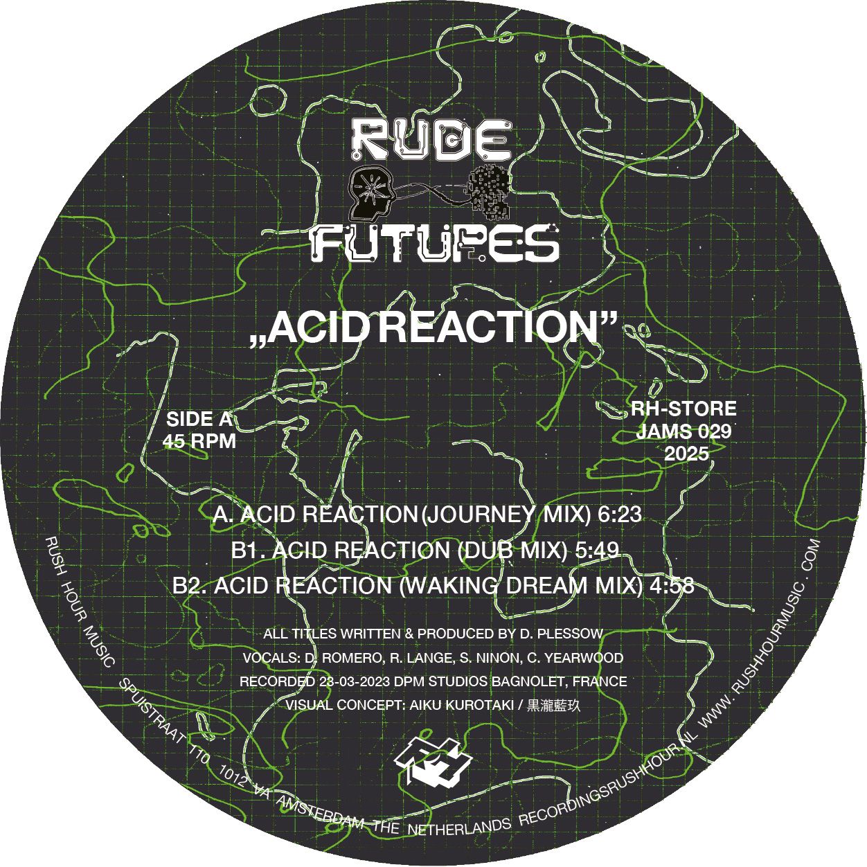 Rude Futures - Acid Reaction | Rush Hour Store Jams (RH-STORE JAMS 029) Rude Futures - Acid Reaction | Rush Hour Store Jams (RH-STORE JAMS 029)
