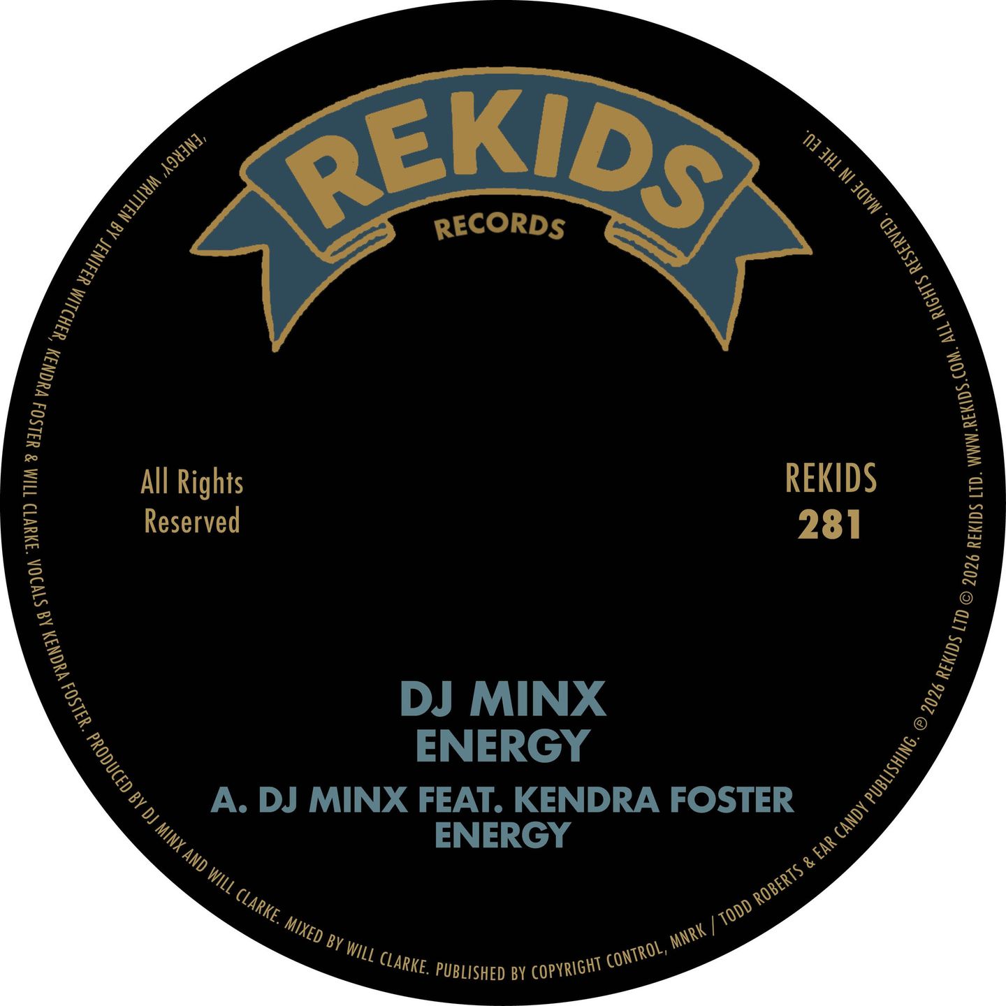 DJ Minx - Energy | REKIDS (REKIDS281) - main