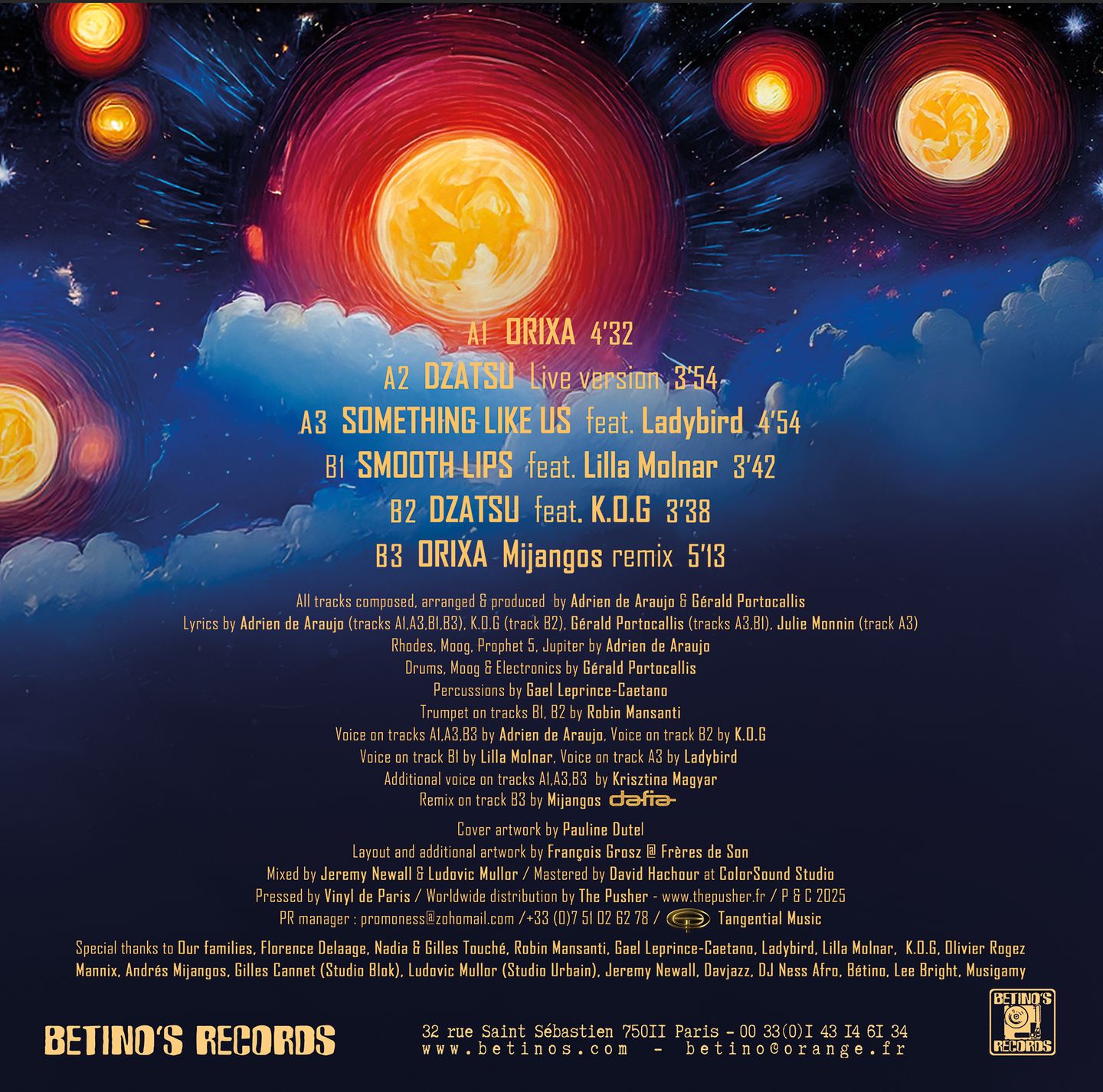 Drama On The Corner - ORIXA | Betino's Records (BR010) - 2