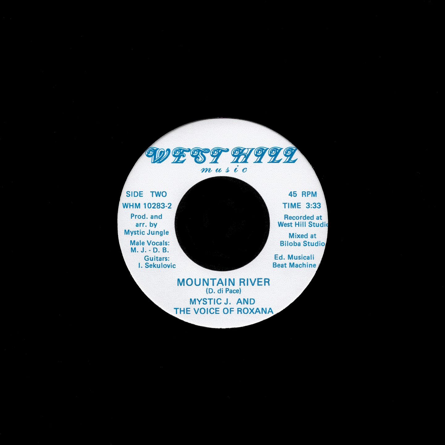 Mystic Jungle And The Voice Of Roxana - Can't Make You Out / Mountain River | West Hill Music (WHM10283) - 2