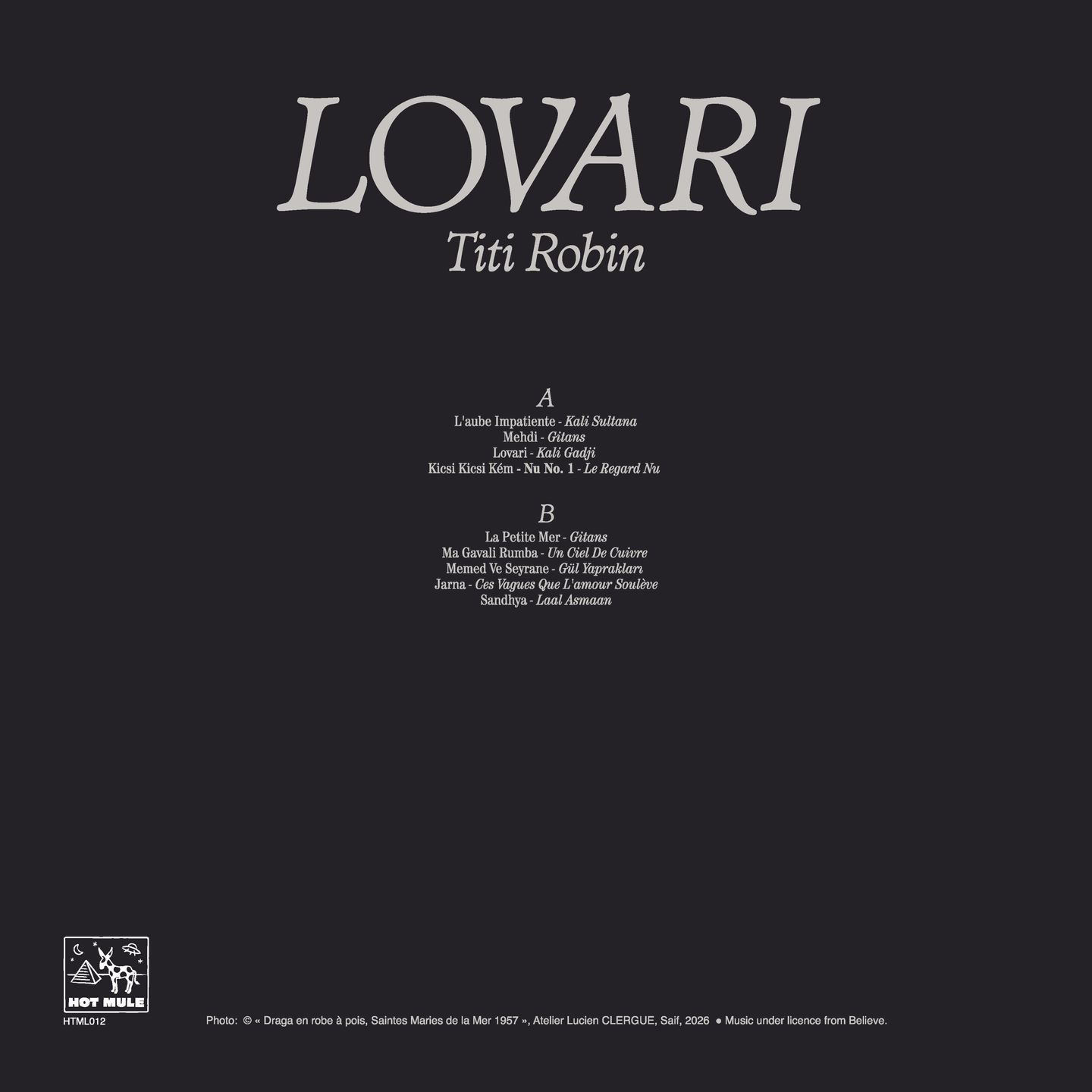 Titi Robin - Lovari | Hot Mule (HTML012) - 2