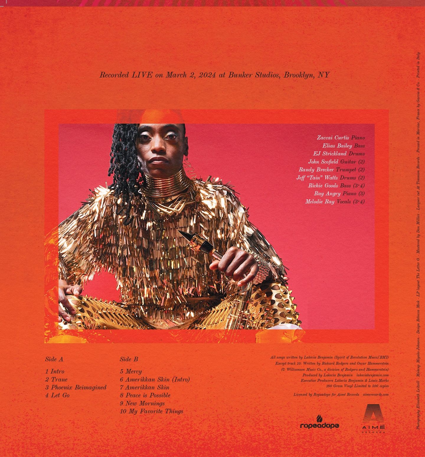 Lakecia Benjamin - Phoenix Reimagined (Live) | Aimé Records (AIM01) - 2