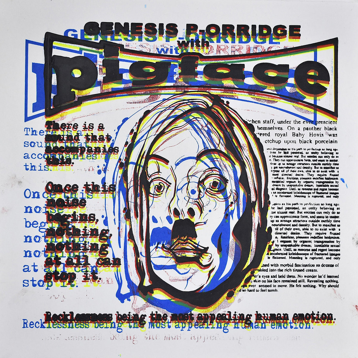 Genesis P-Orridge With Pigface - The Howler. An English Breakfast | Overdrive Records (ODR131LP)