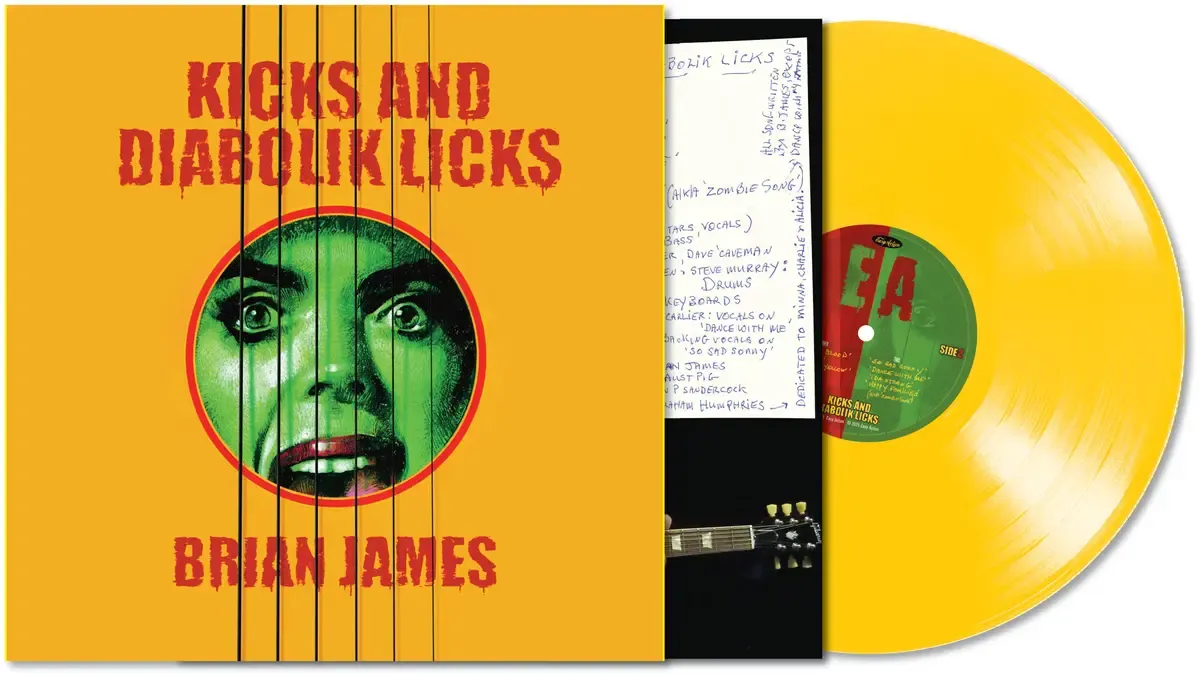 Brian James - Kicks…and Diabolik Licks | Easy Action (EARS212LP) - main