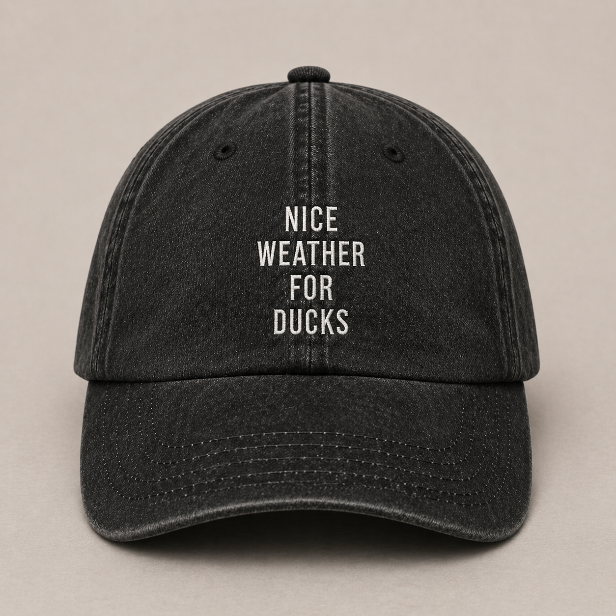 First Press - Nice Weather For Ducks Cap