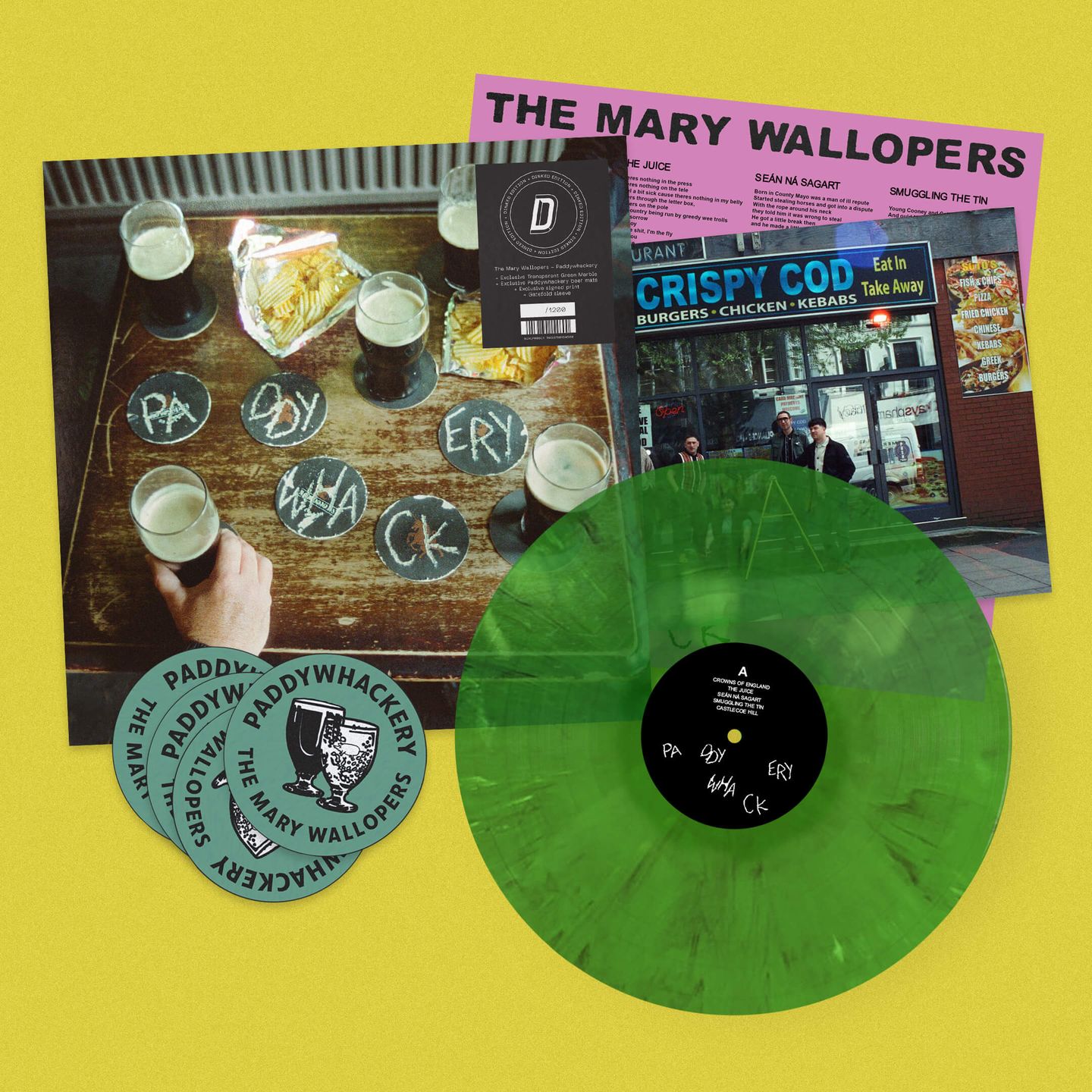 The Mary Wallopers - PADDYWHACKERY (DINKED EDITION) | BC Records (BCRLP5C1)