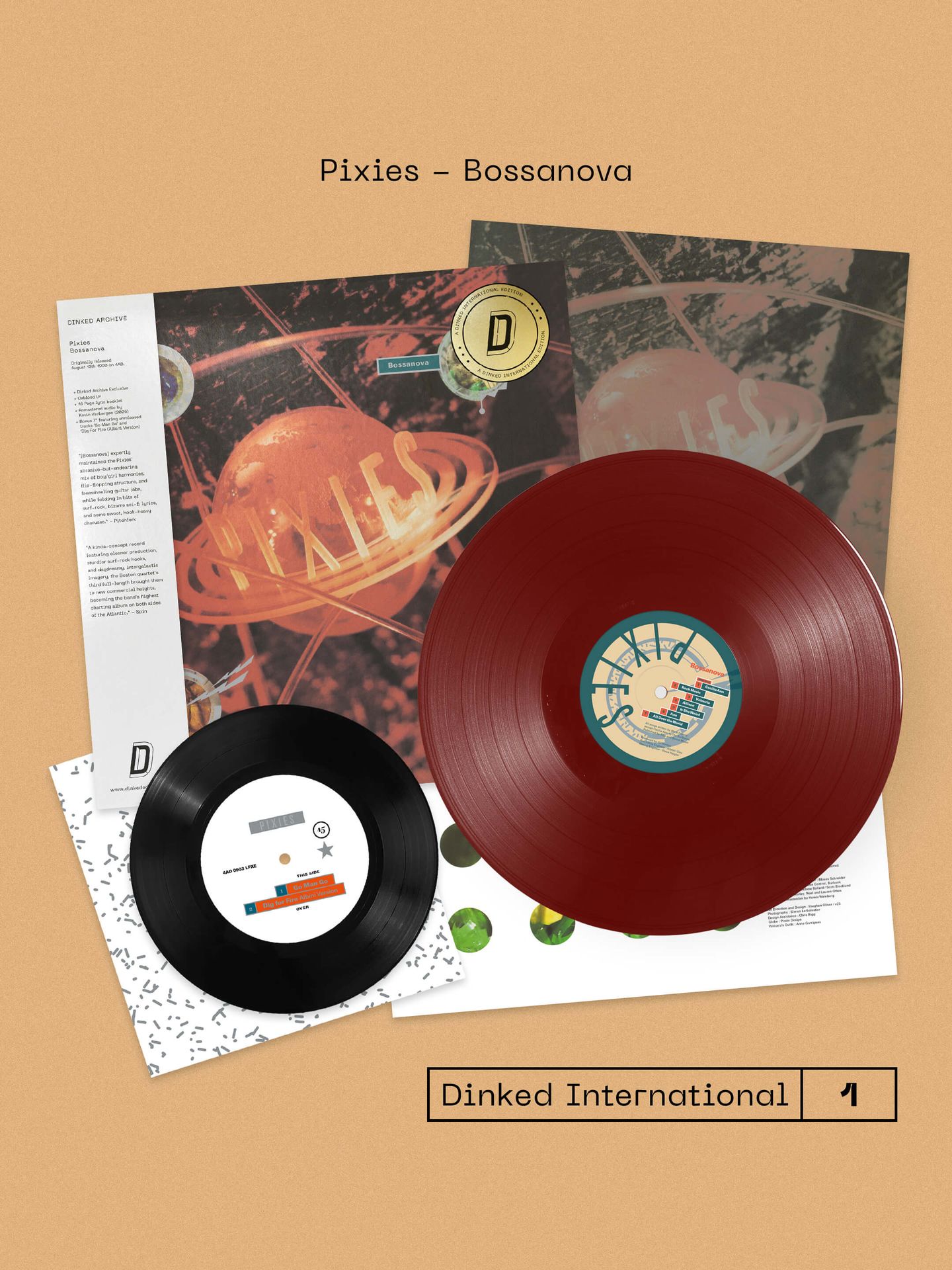 Pixies - Bossanova (DINKED INTERNATIONAL EDITION) | 4AD (4AD0903LPXE)
