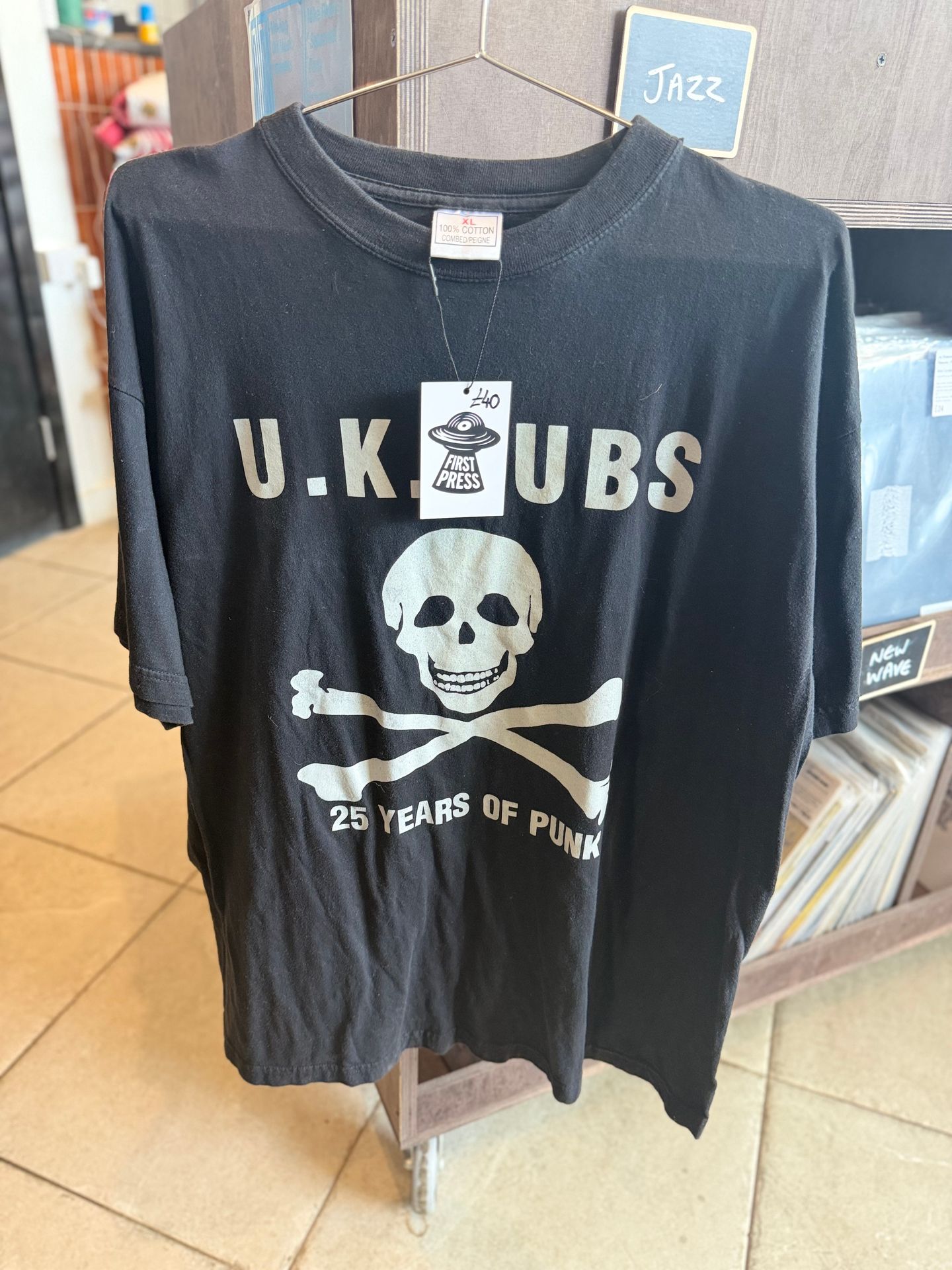 First Press - UK Subs 2001 tour shirt