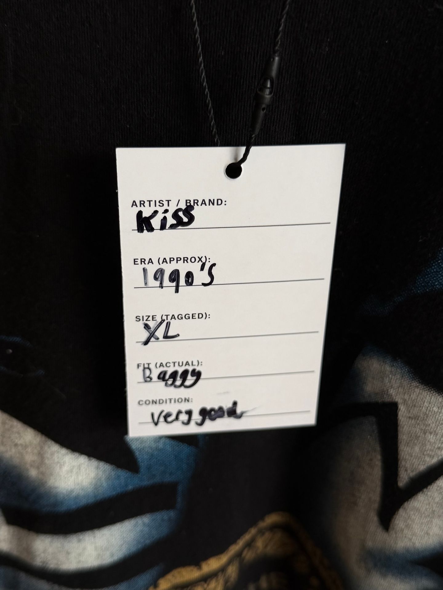 First Press - Kiss Hot in the Shade 00s tour shirt reprint - 2