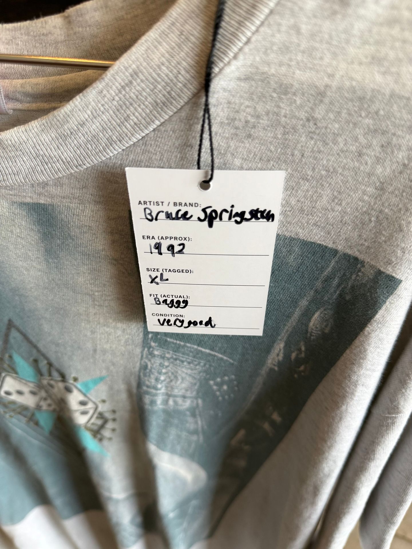 First Press - Bruce Springsteen World Tour 92/93 shirt - 2