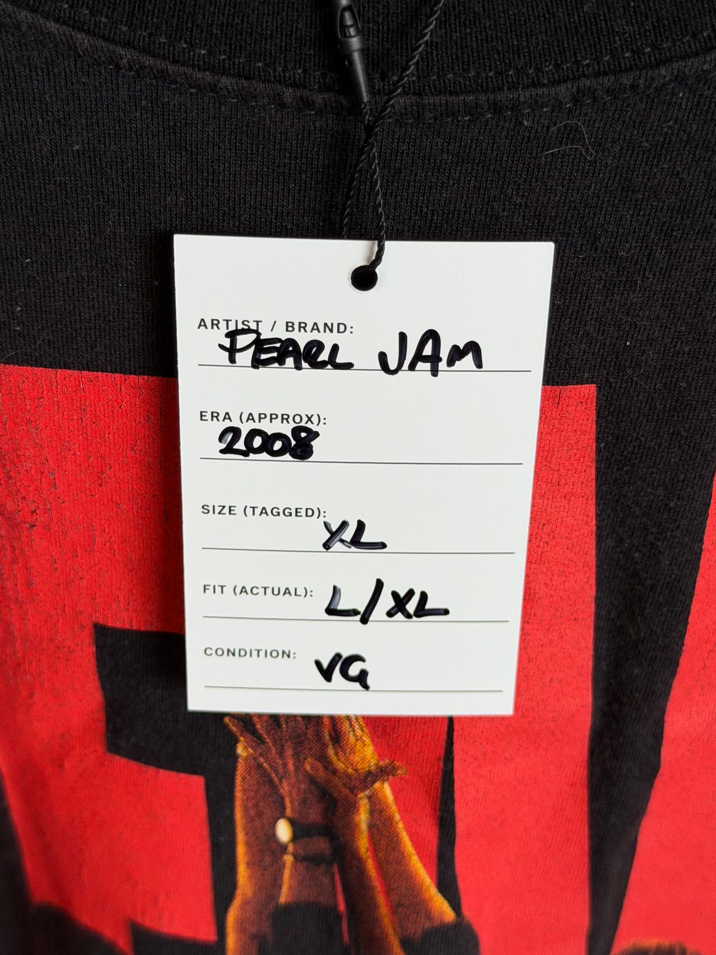 First Press - Pearl Jam Ten 2008 shirt - 3