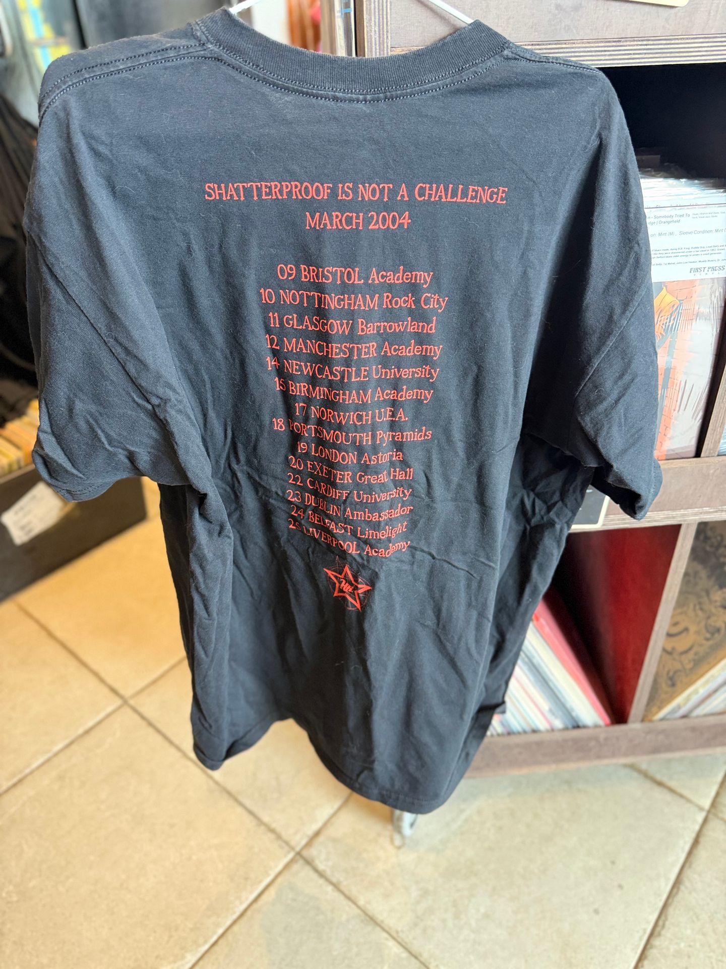 First Press - Hundred Reasons 2004 tour shirt - 2