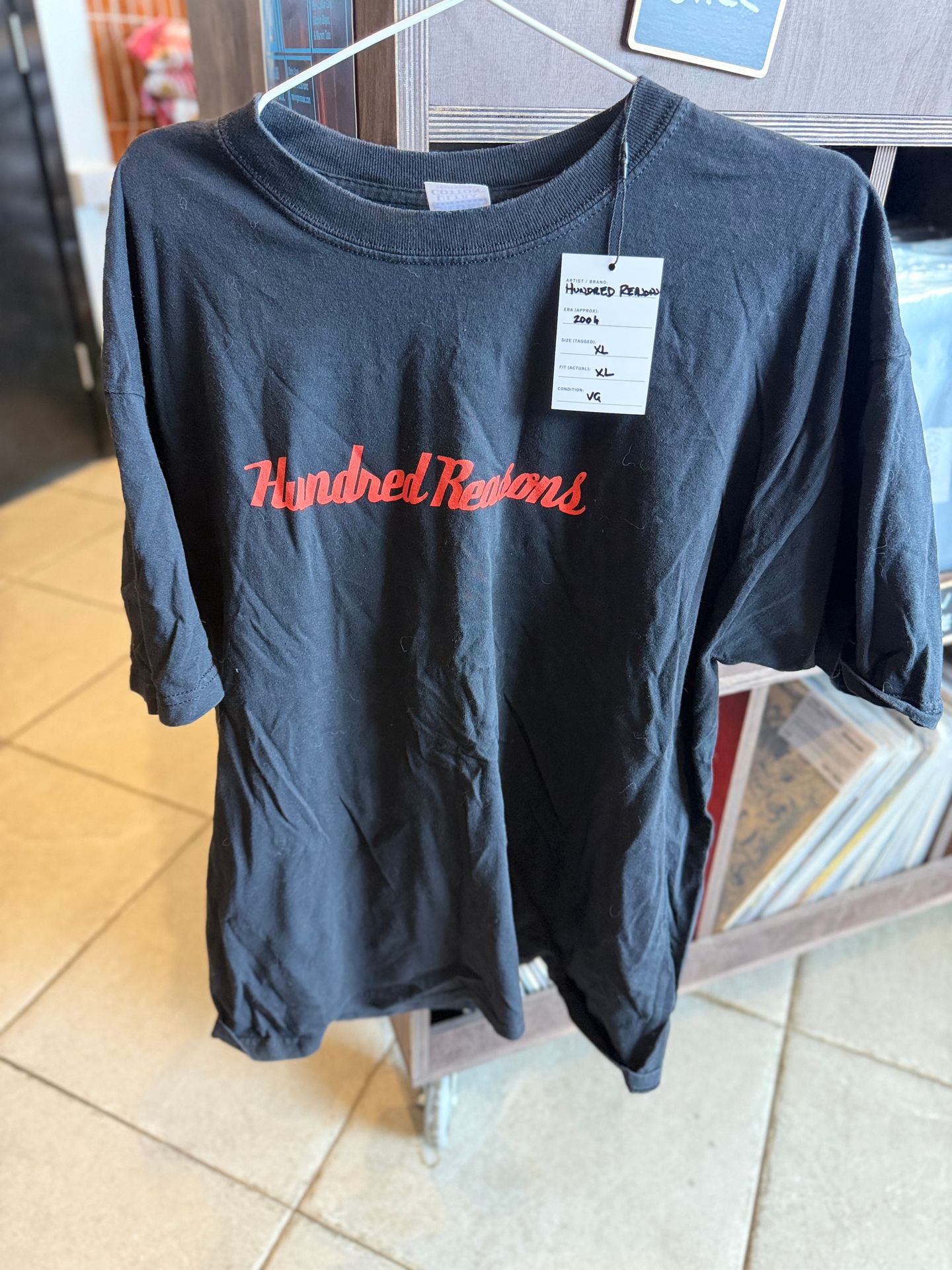 First Press - Hundred Reasons 2004 tour shirt