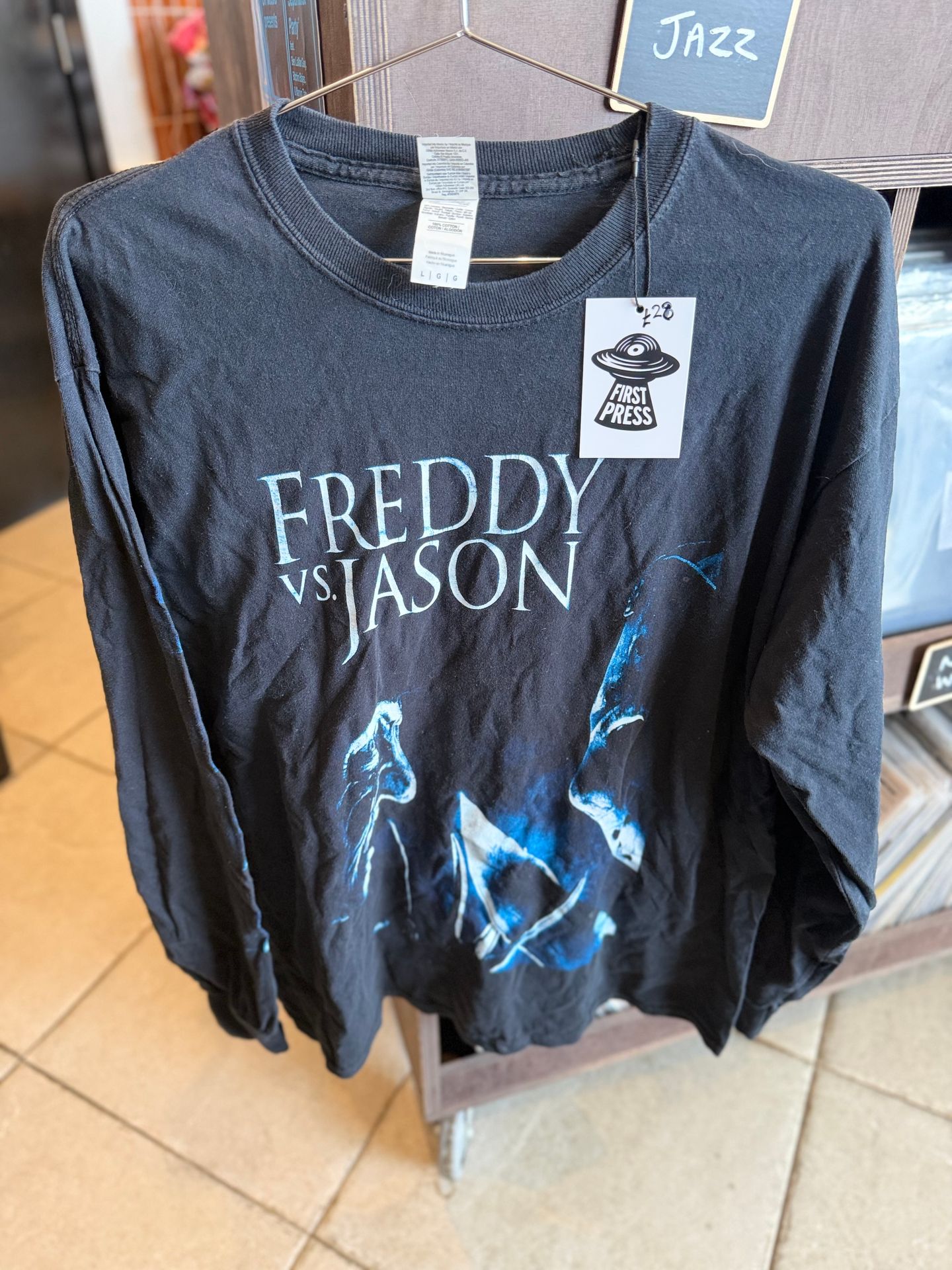 First Press - Freddy Vs Jason Horror long sleeve shirt