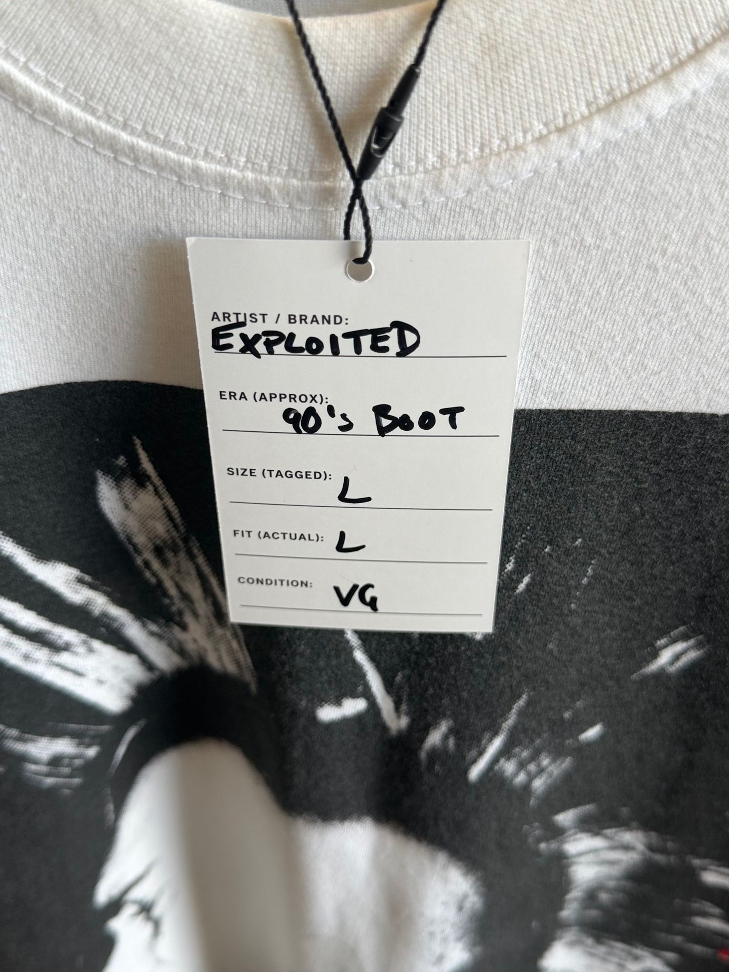 First Press - Exploited mid 90’s boot shirt - 2