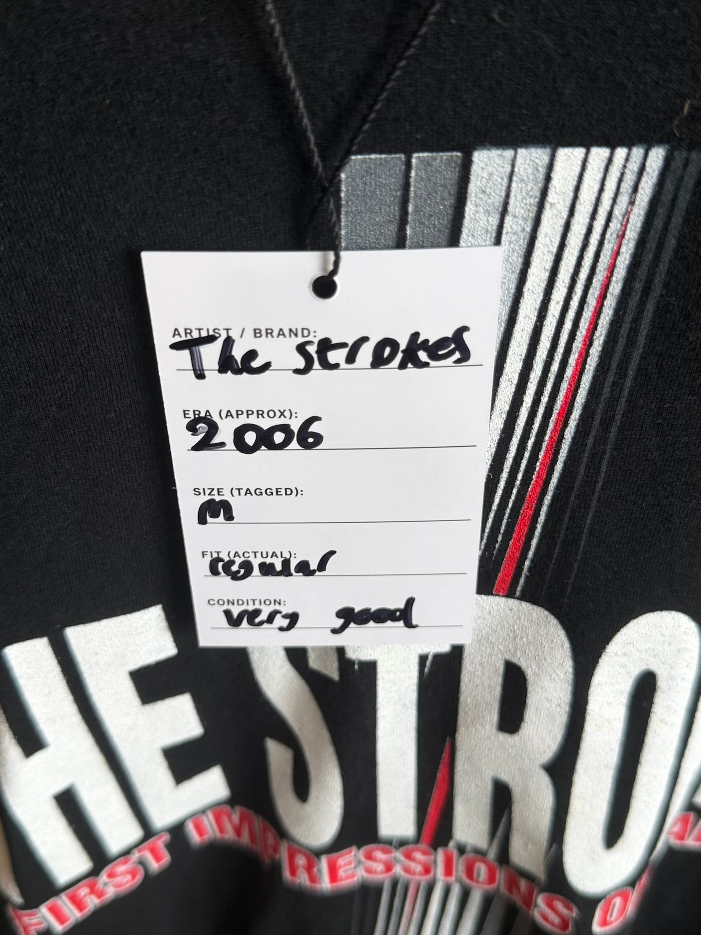 First Press - Strokes 2006 tour shirt. - 2