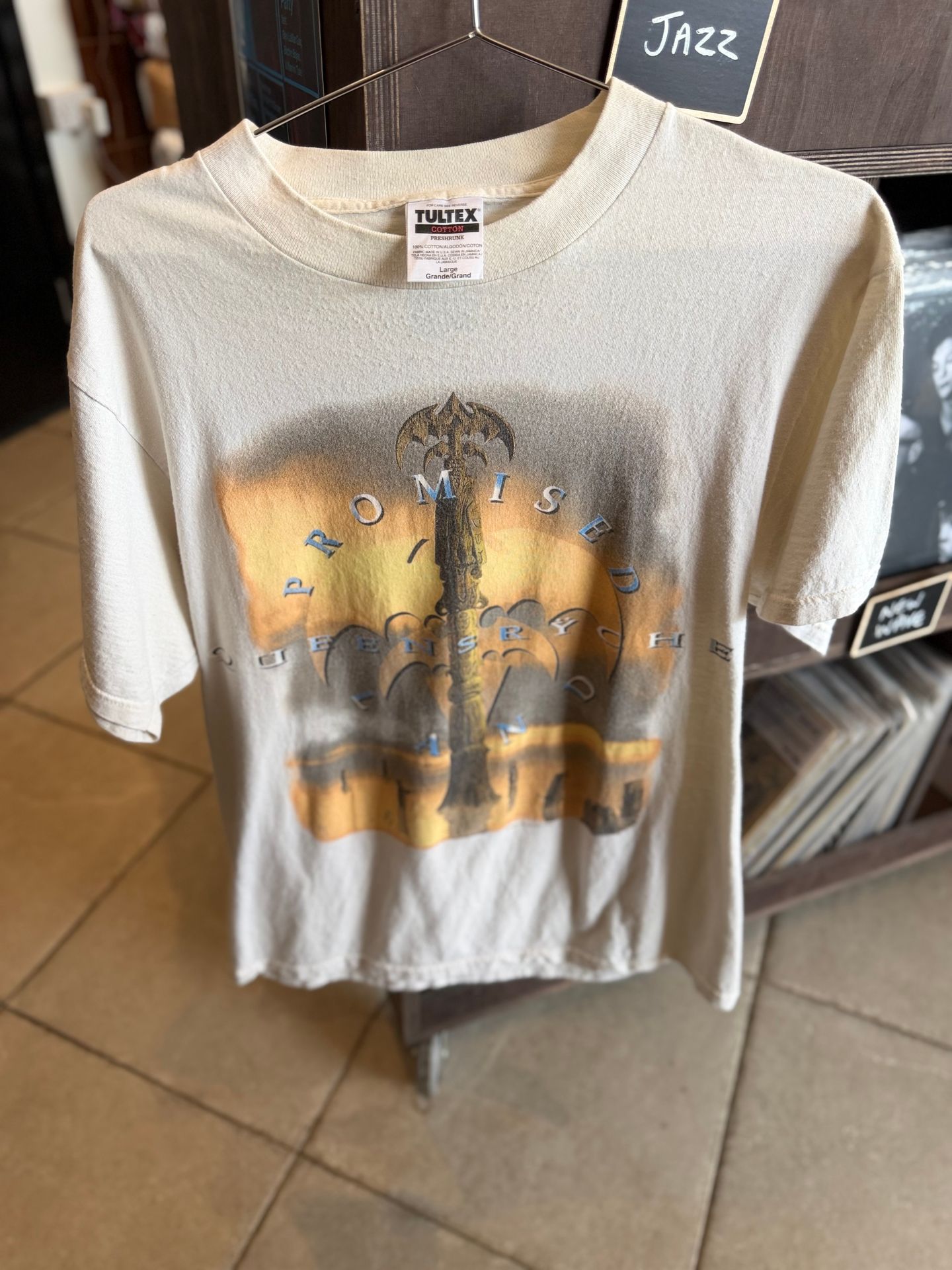 First Press - Queensryche ‘95 tour shirt. First Press - Queensryche ‘95 tour shirt.