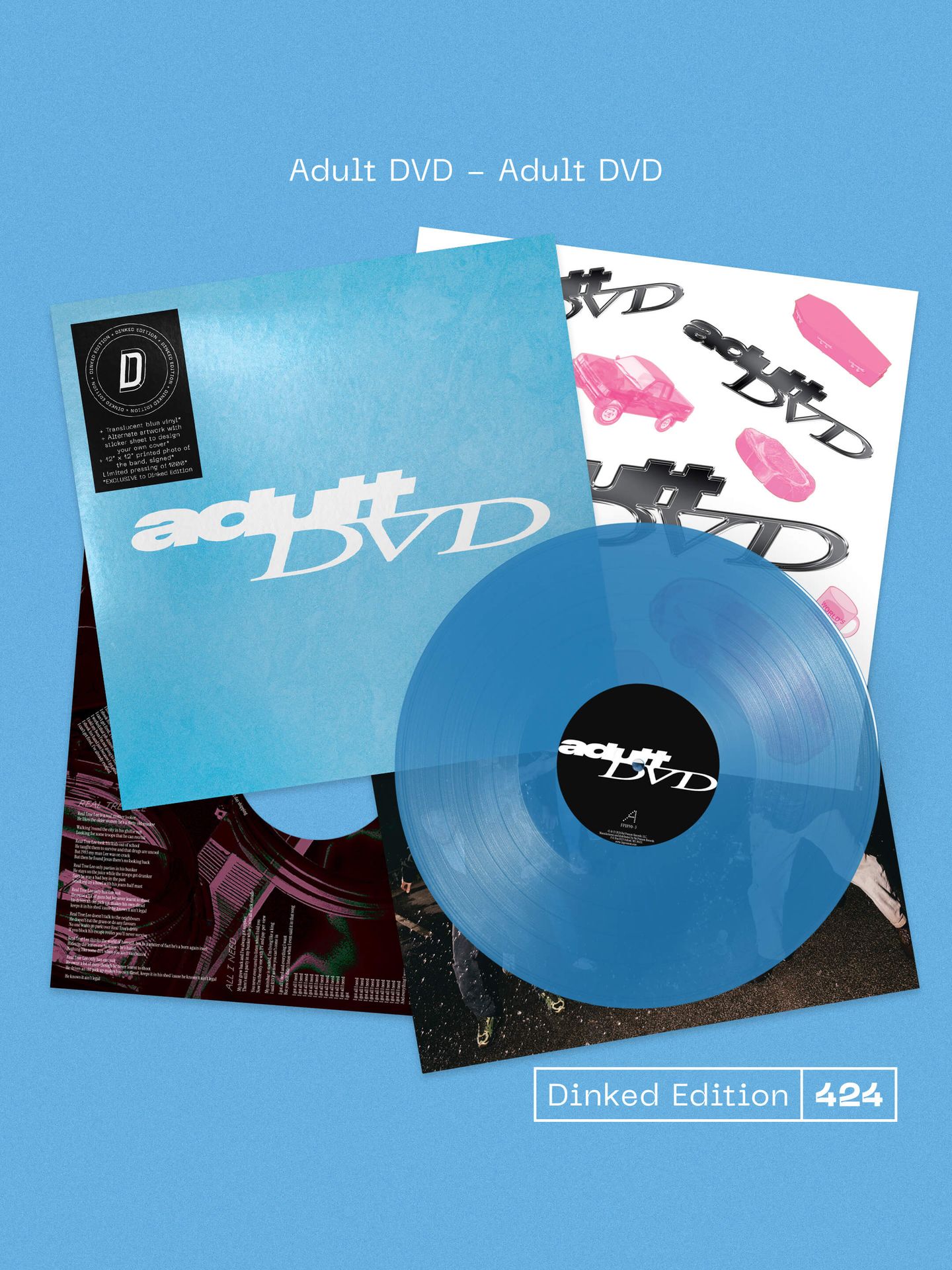 Adult DVD - Adult DVD (DINKED EDITION) | Fat Possum Records (FP1890-3)