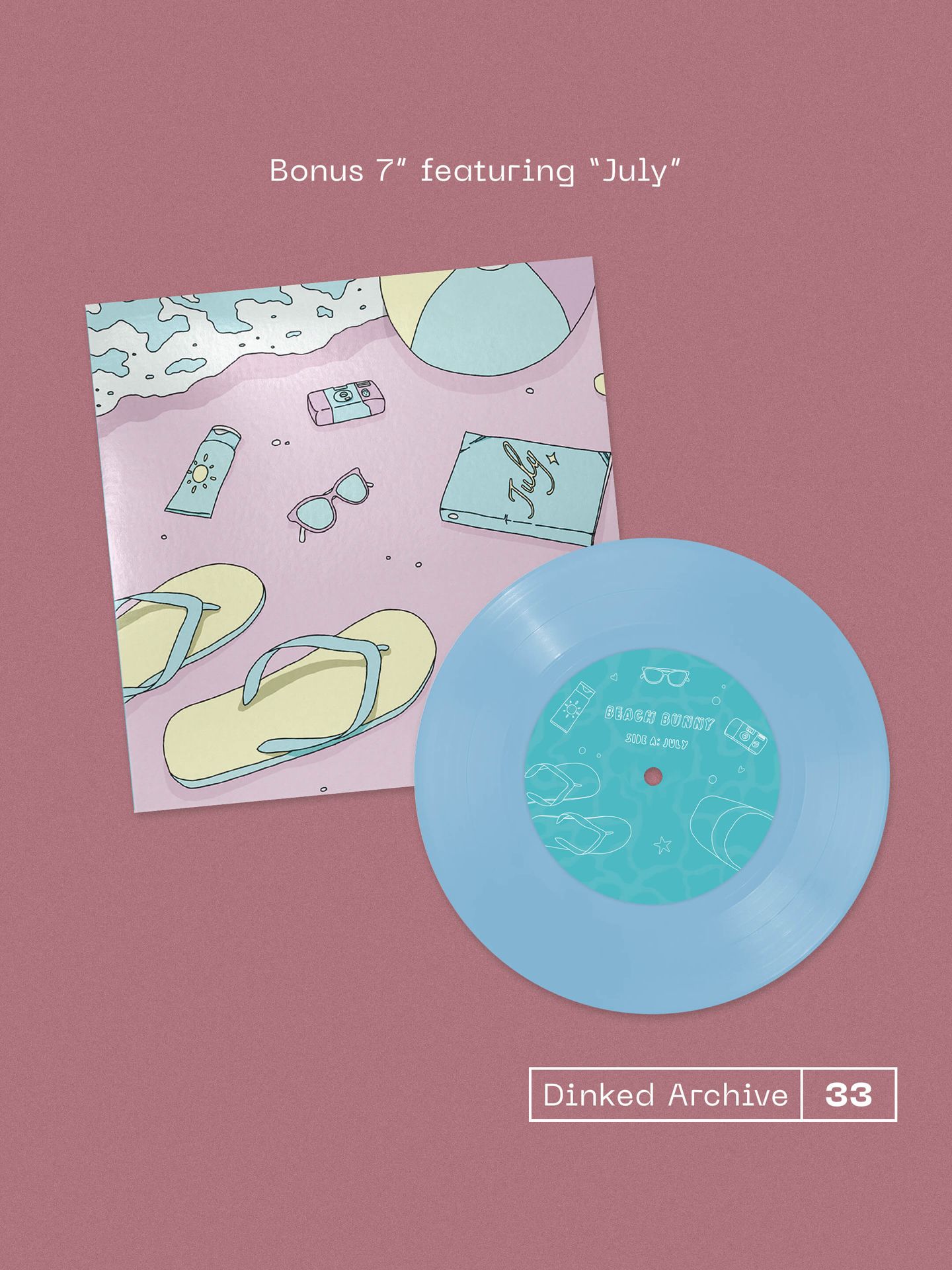 Beach Bunny - The Early Days: Animalism, Pool Party, Crybaby (DINKED ARCHIVE EDITION) | Many Hats Distribution (BUNNY-004X) - 3