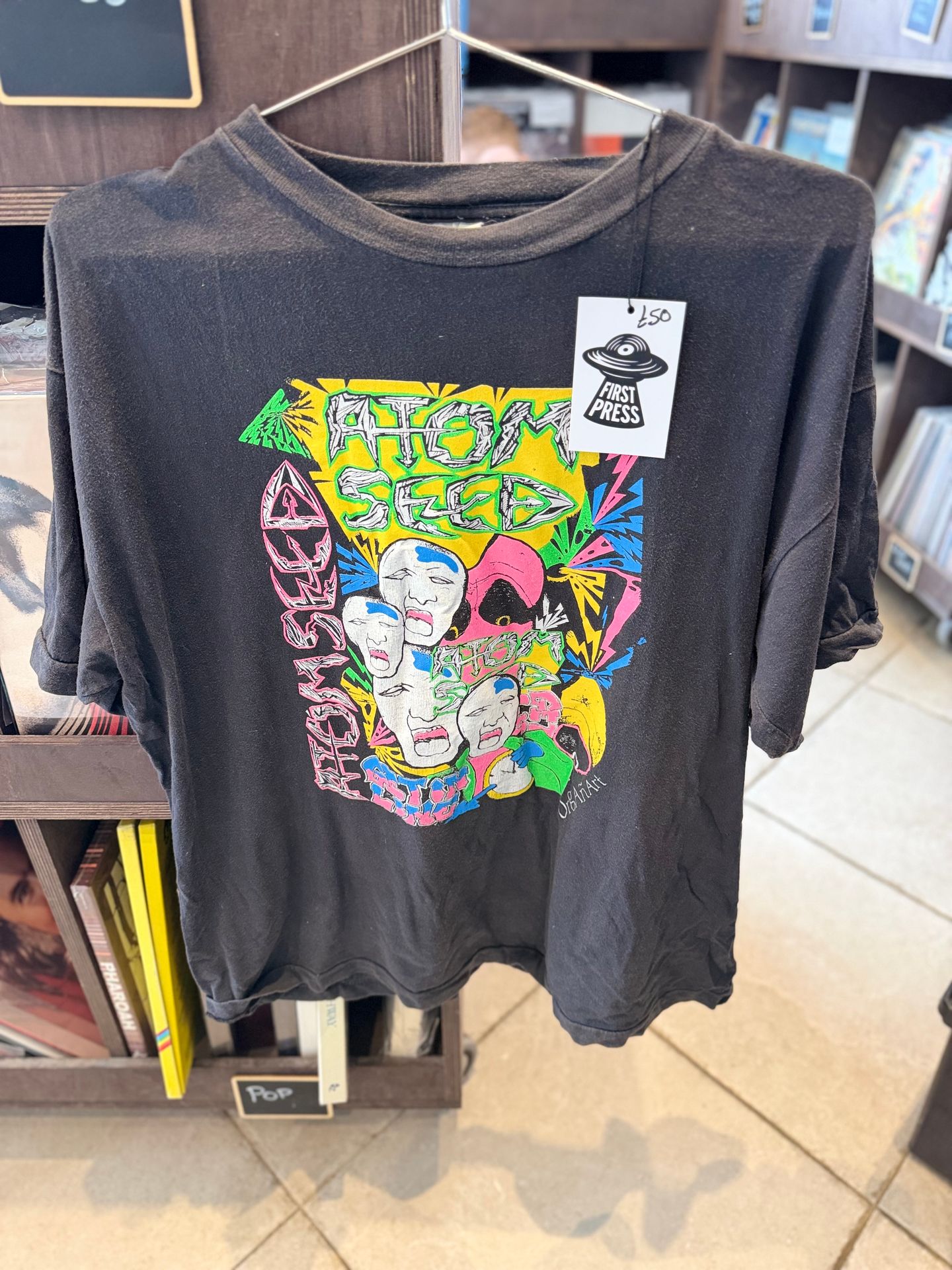 First Press - Atom Seed - ‘91 I want you  to break my ears single stitch shirt