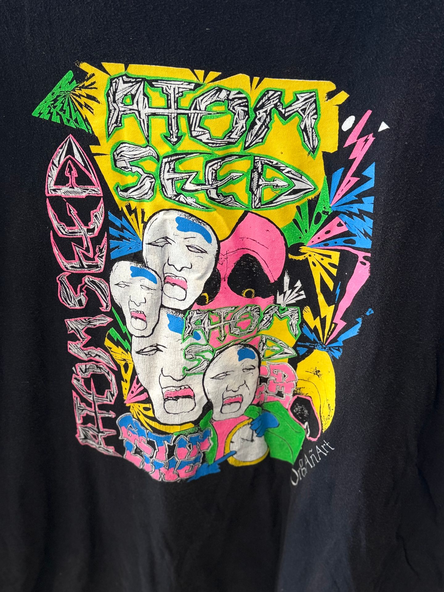 First Press - Atom Seed - ‘91 I want you  to break my ears single stitch shirt - 2
