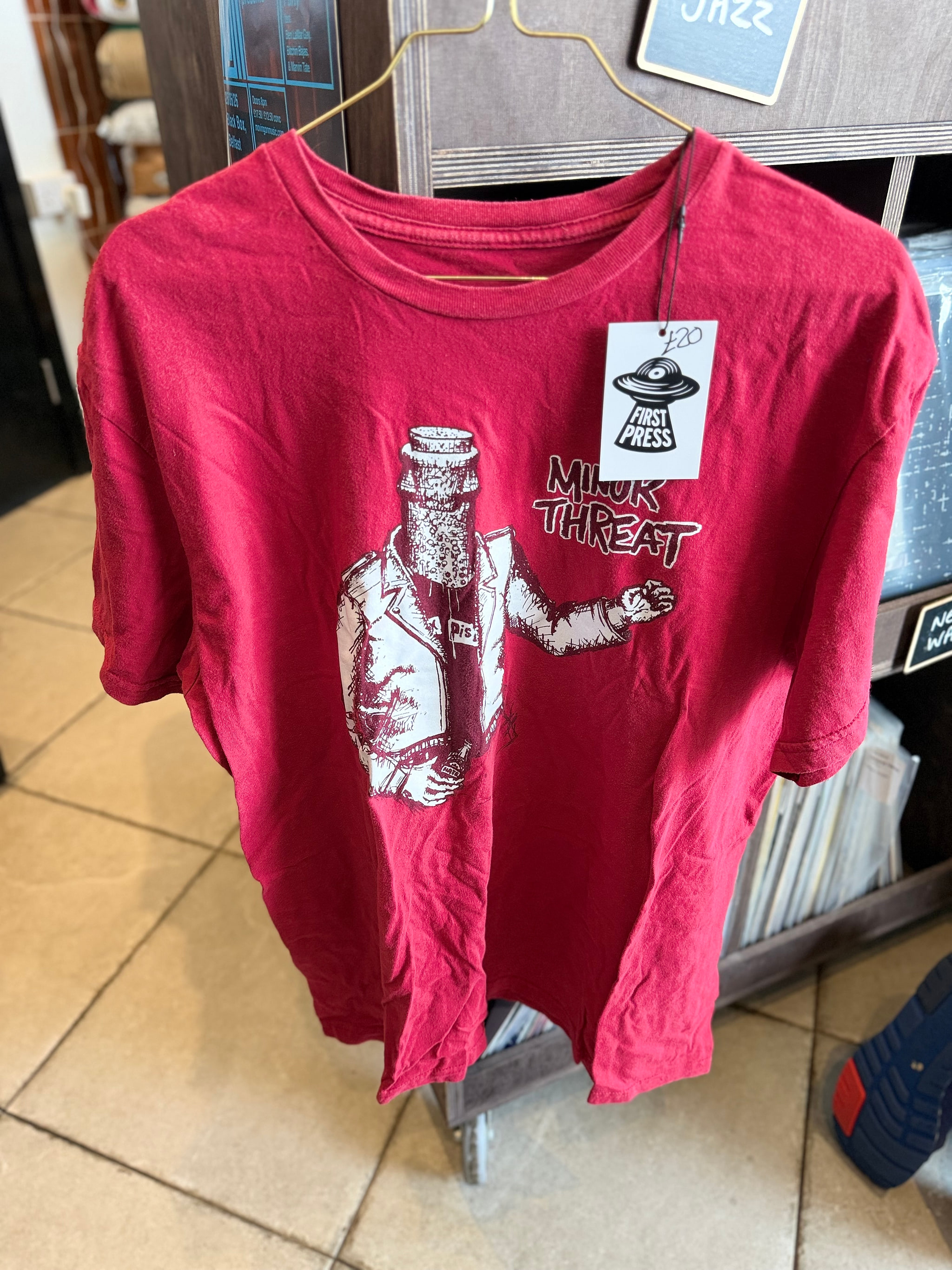 First Press - Minor Threat vintage t-shirt size L - main