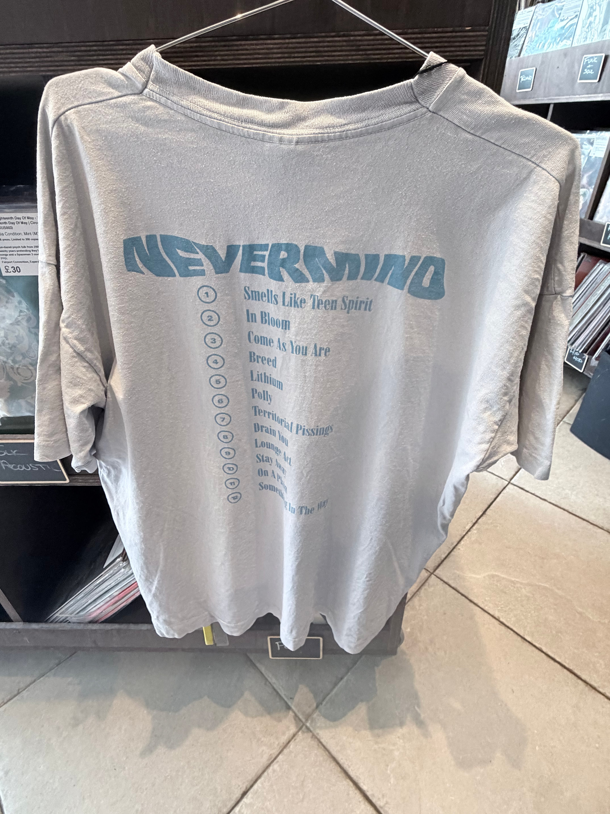 First Press - Vintage 1992 Nirvana Nevermind Size XL Single-Stitch T-Shirt – Screen Stars Premium - 2