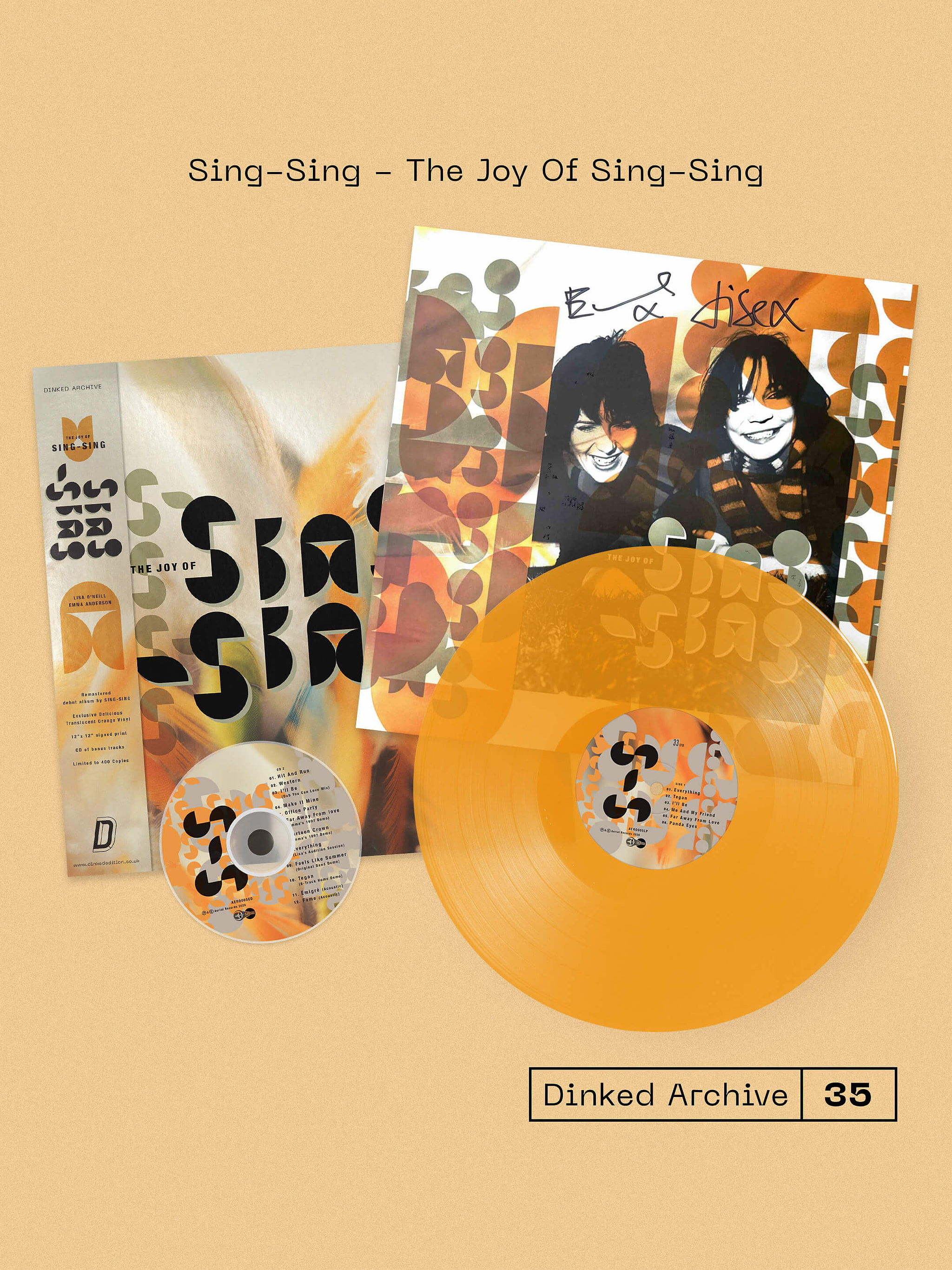 Sing-Sing - The Joy Of Sing-Sing | Aerial Records (AERO005LPX)