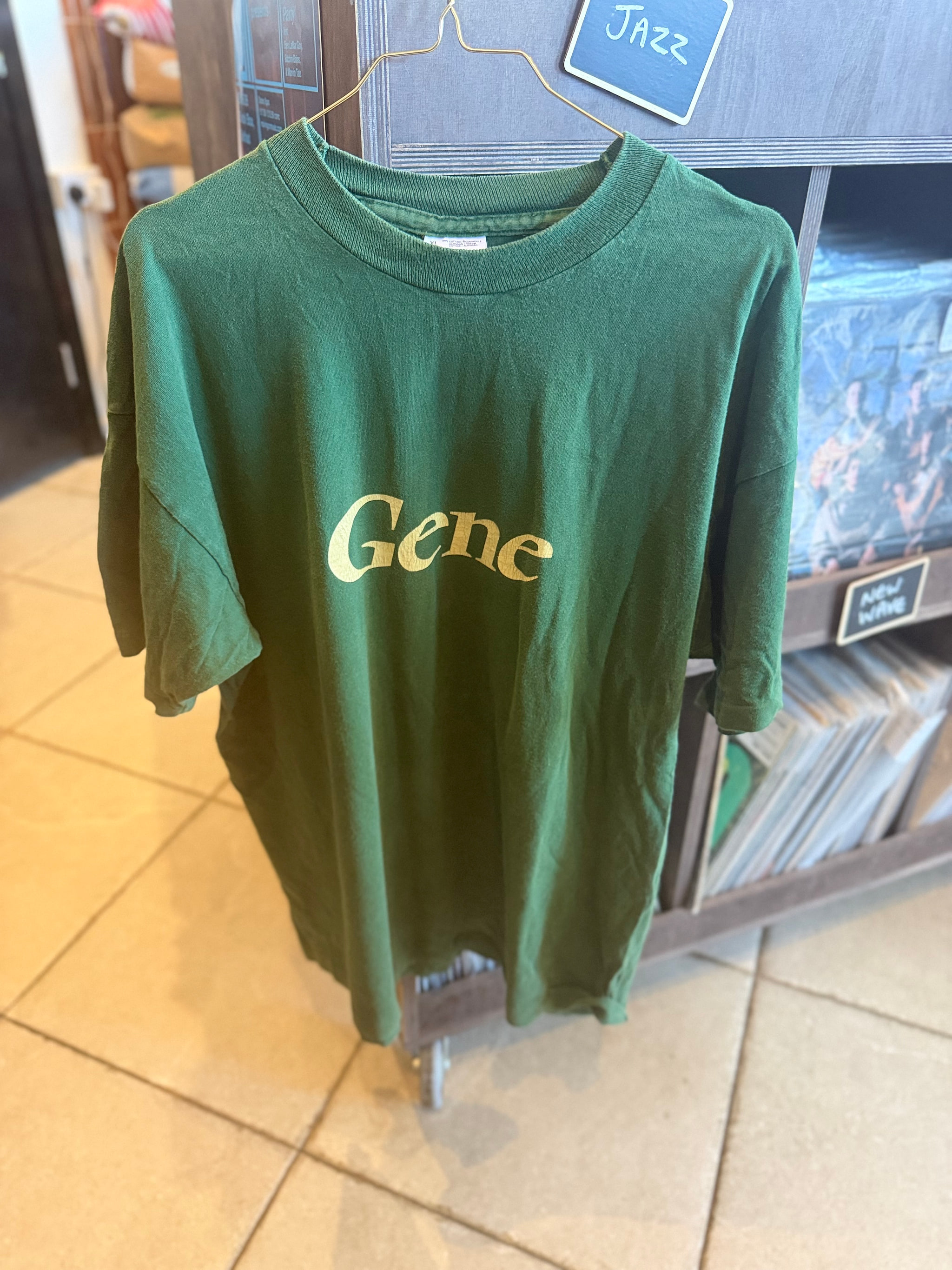 First Press - Original Circa-1995 Gene Classic Logo Vintage T-Shirt – XL Single Stitch