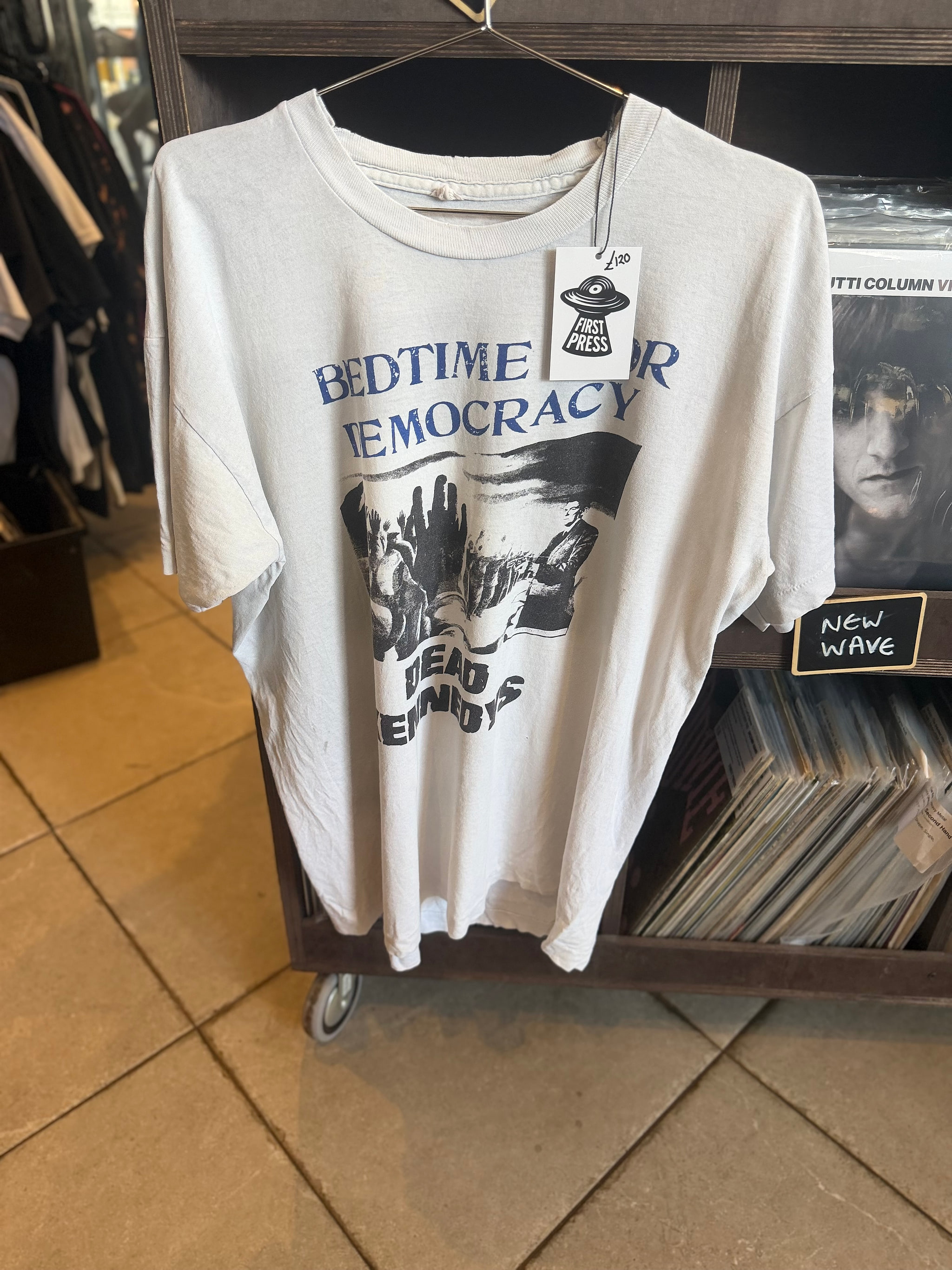 First Press - Vintage Single Stitch Late 1980s Dead Kennedys ‘Bedtime for Democracy’ T-Shirt – Large / 23” PTP - main
