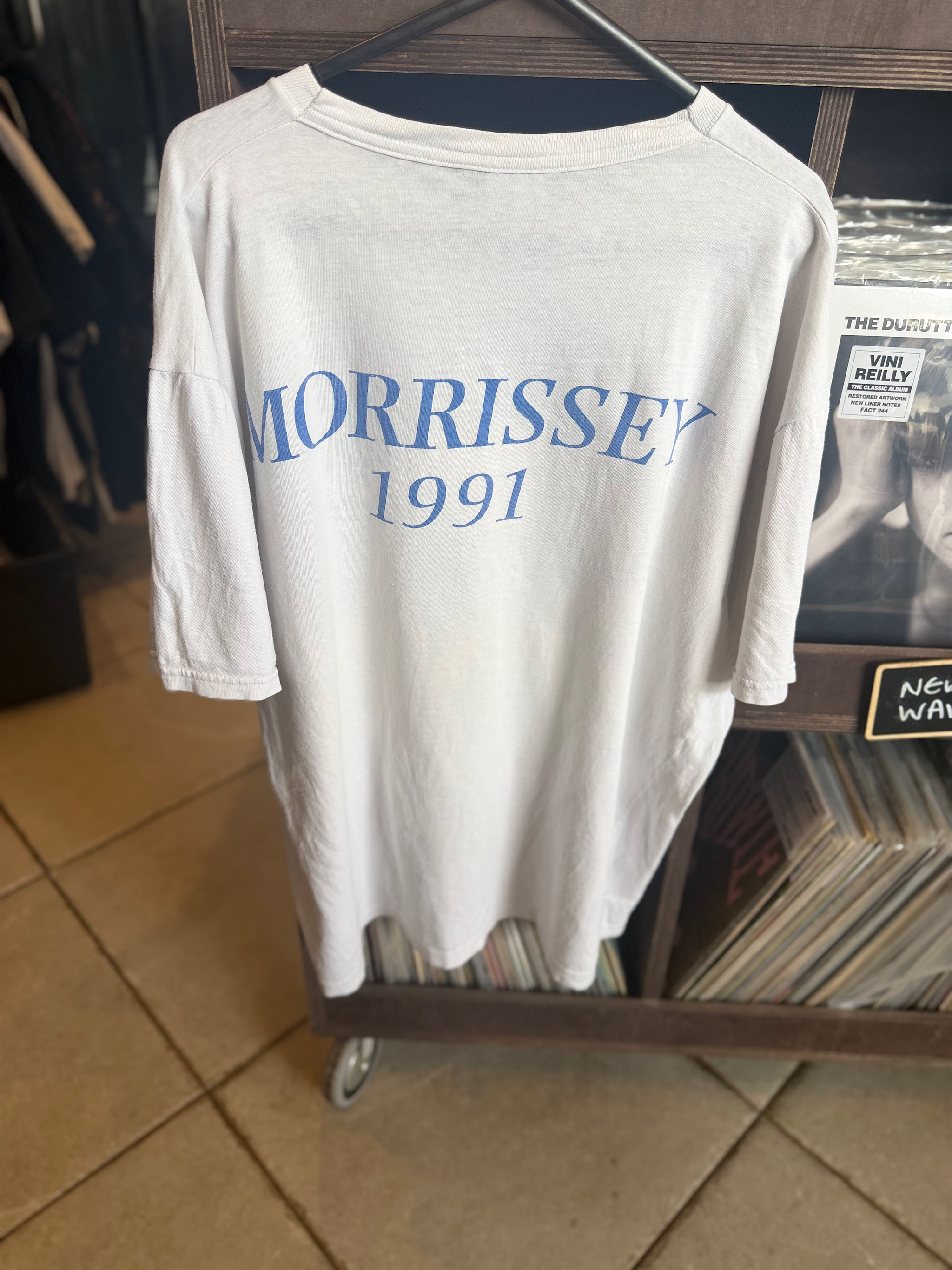 First Press - Original Vintage Morrissey ‘Kill Uncle’ Harvey Keitel 1991 Tour T-Shirt -  Large / 23” PTP - 6