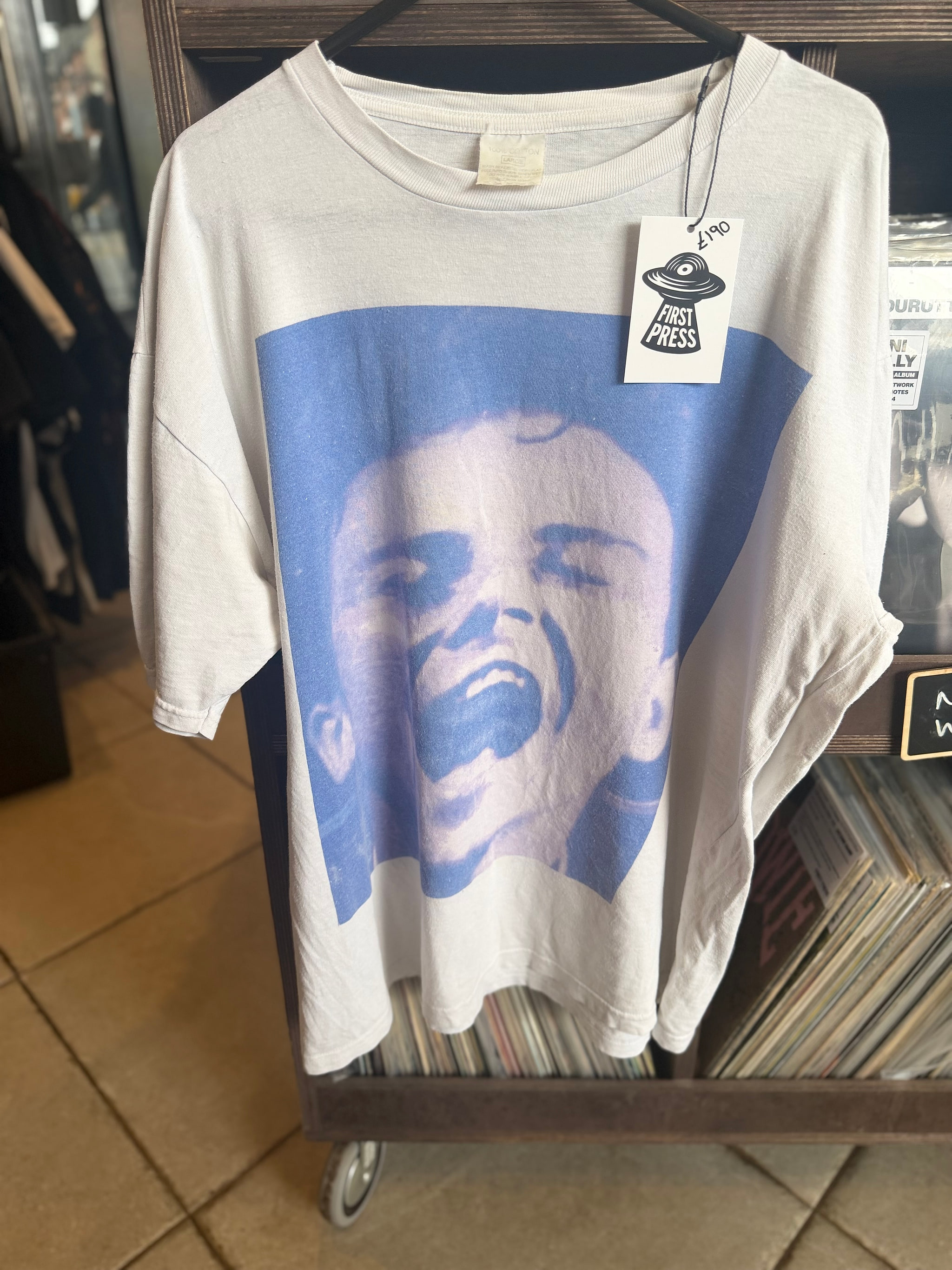 First Press - Original Vintage Morrissey ‘Kill Uncle’ Harvey Keitel 1991 Tour T-Shirt -  Large / 23” PTP - main