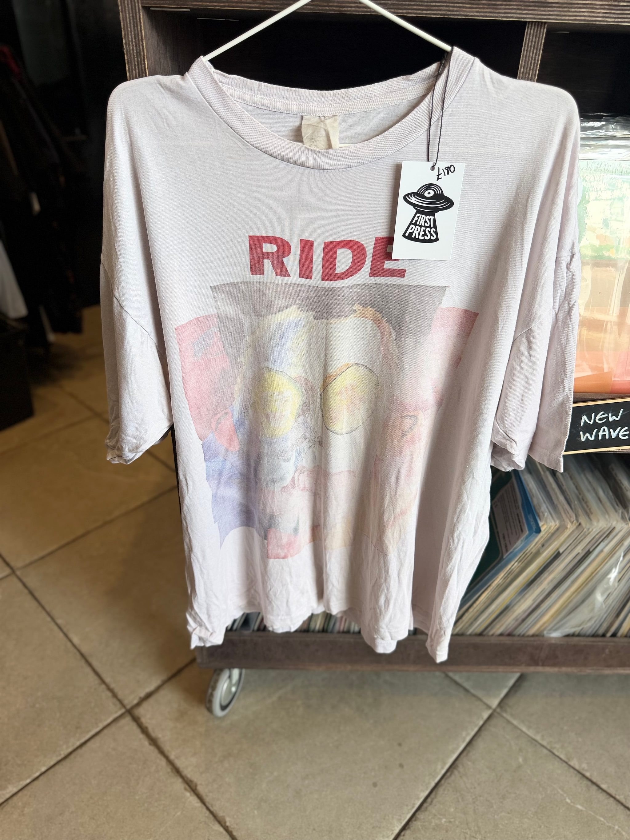 First Press - Original Vintage Ride “Going Blank Again” 1992 Double-Sided T-shirt – XL - main